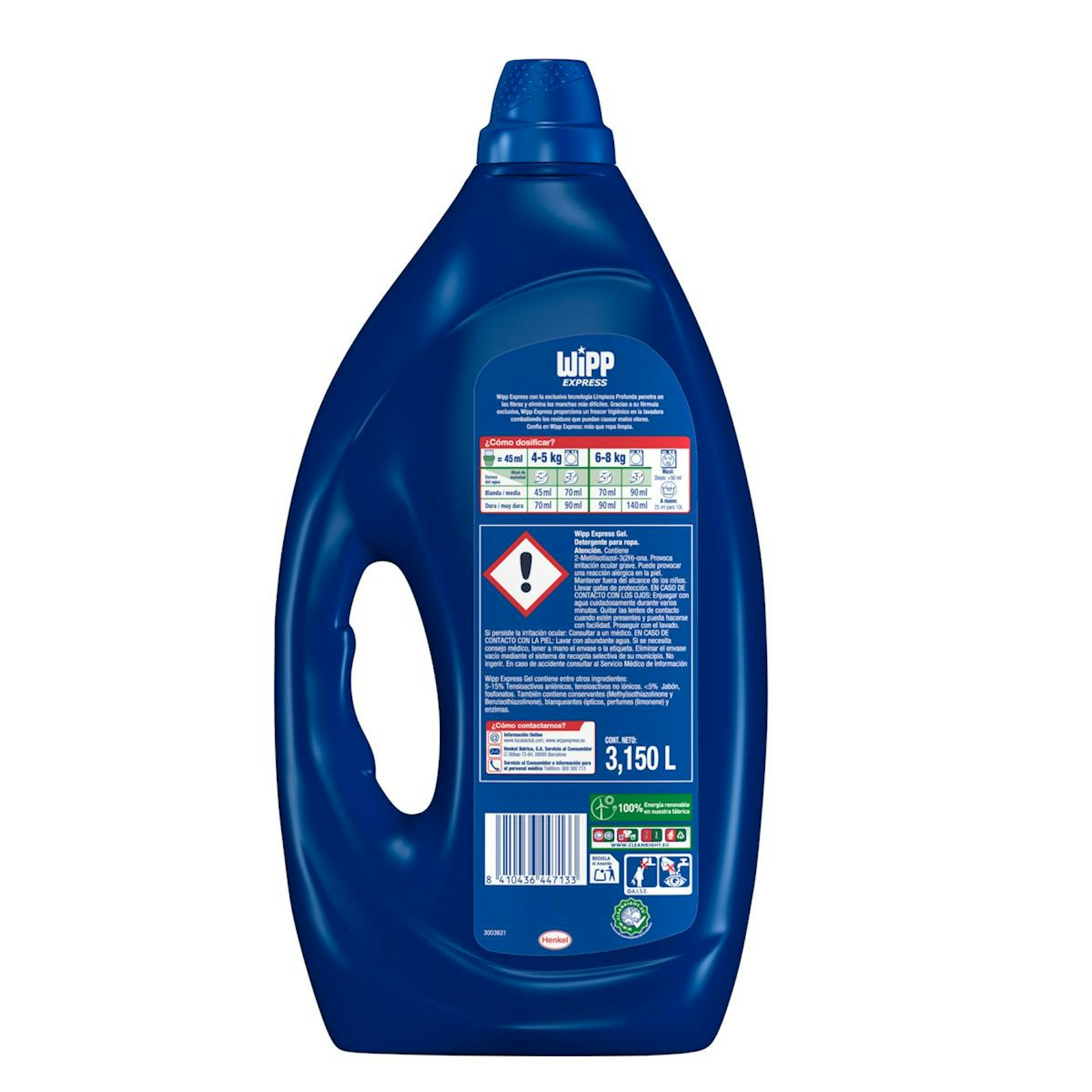 Detergente Líquido Limpieza Profunda Wipp Express 70 Lv