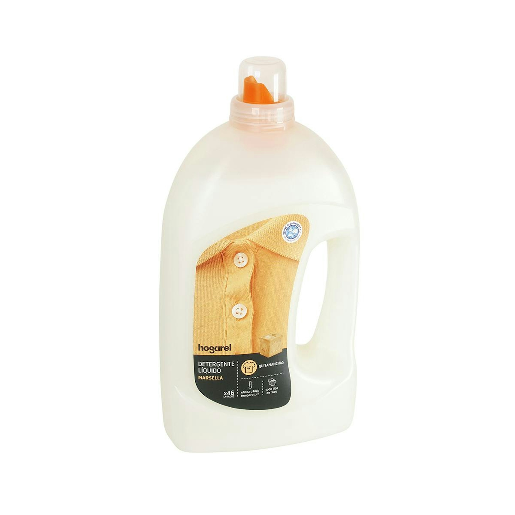 Detergente Líquido Marsella Hogarel 46 Lav 2.99L 0