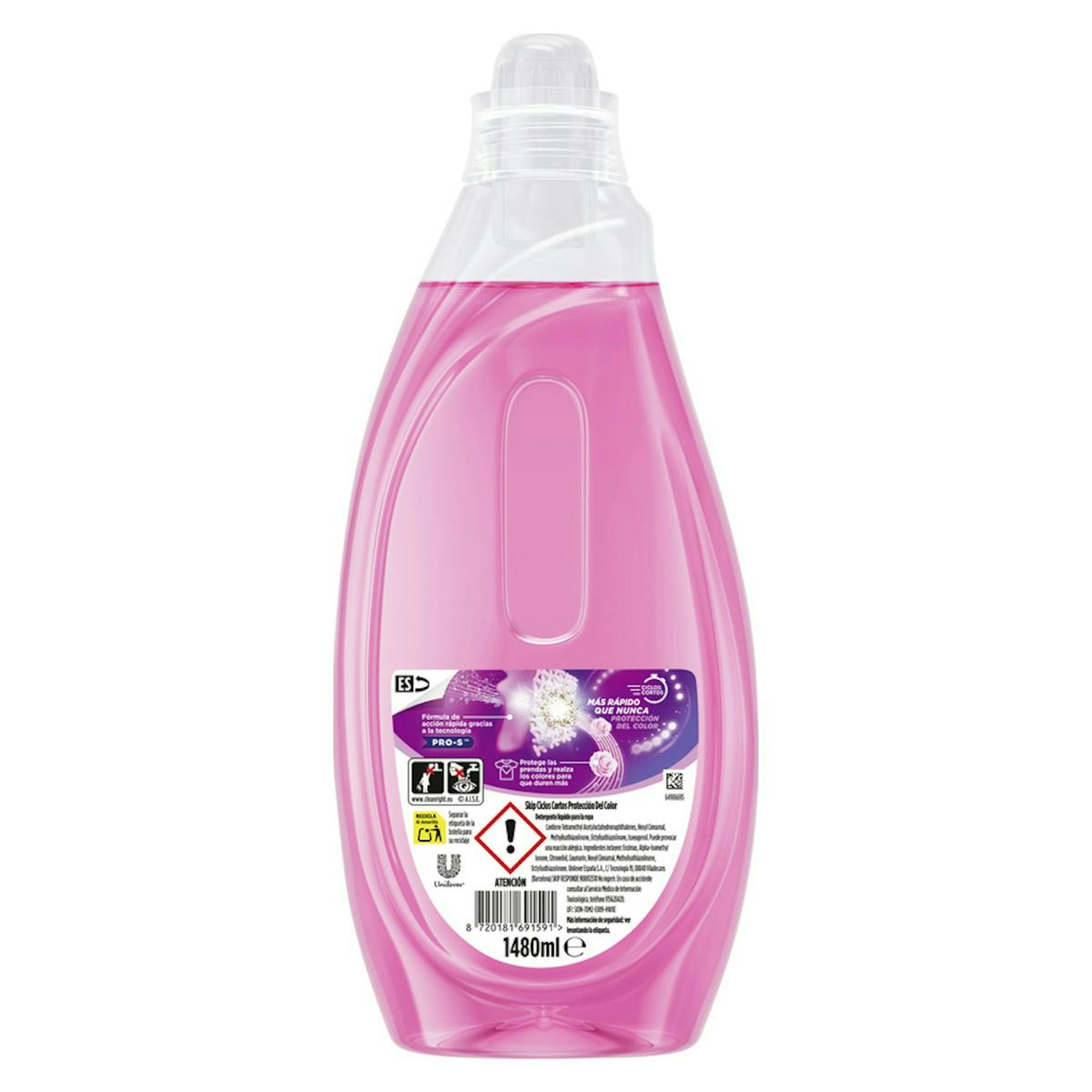 Detergente Líquido Skip Ciclos Cortos Protección Color 37 Lavados