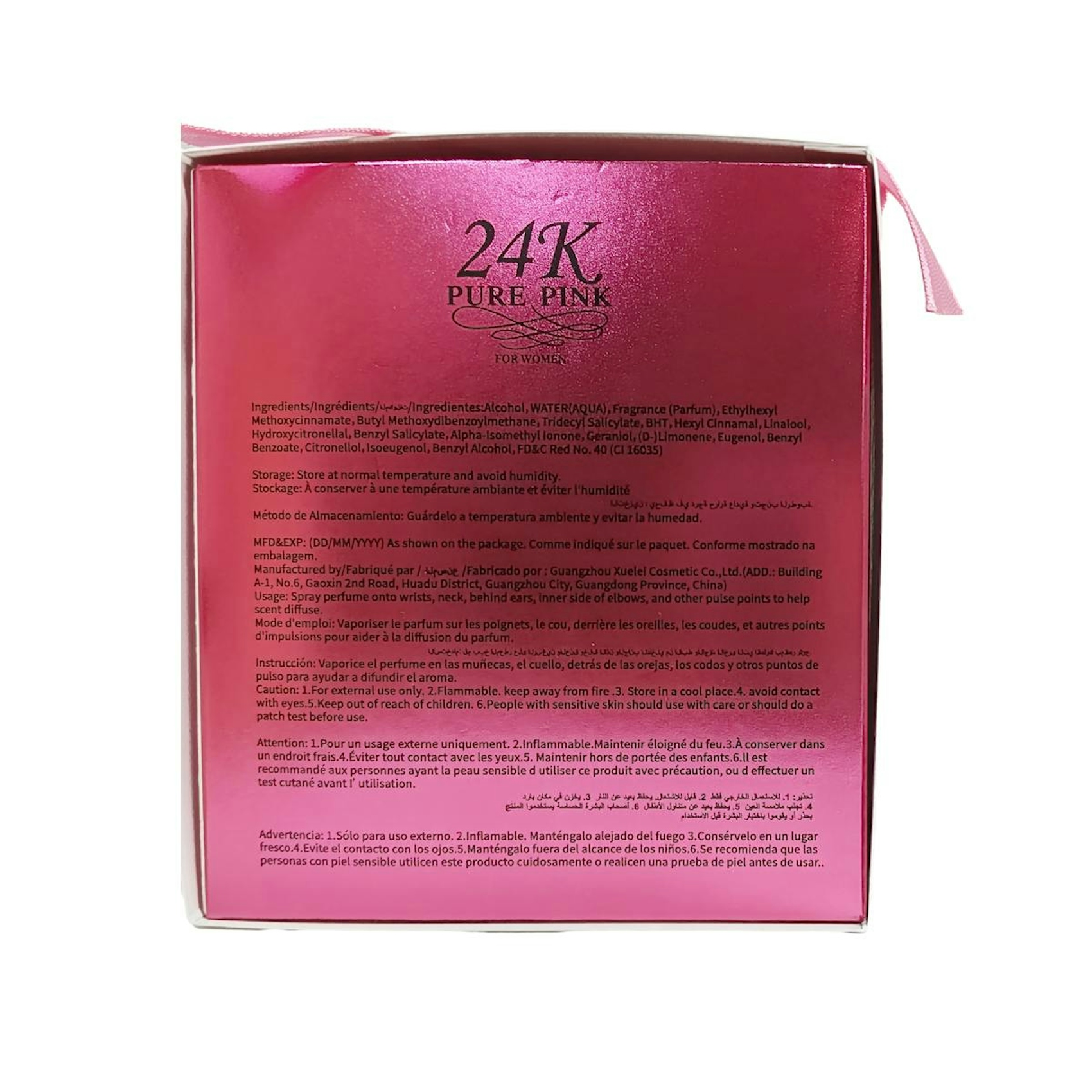 Eau De Parfum 24K Pure Pink Lonkoom 100Ml