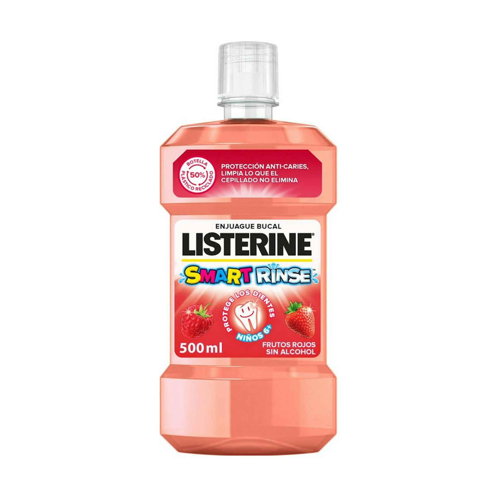 Enjuague Bucal Infantil Smart Rinse Listerine 500Ml 0