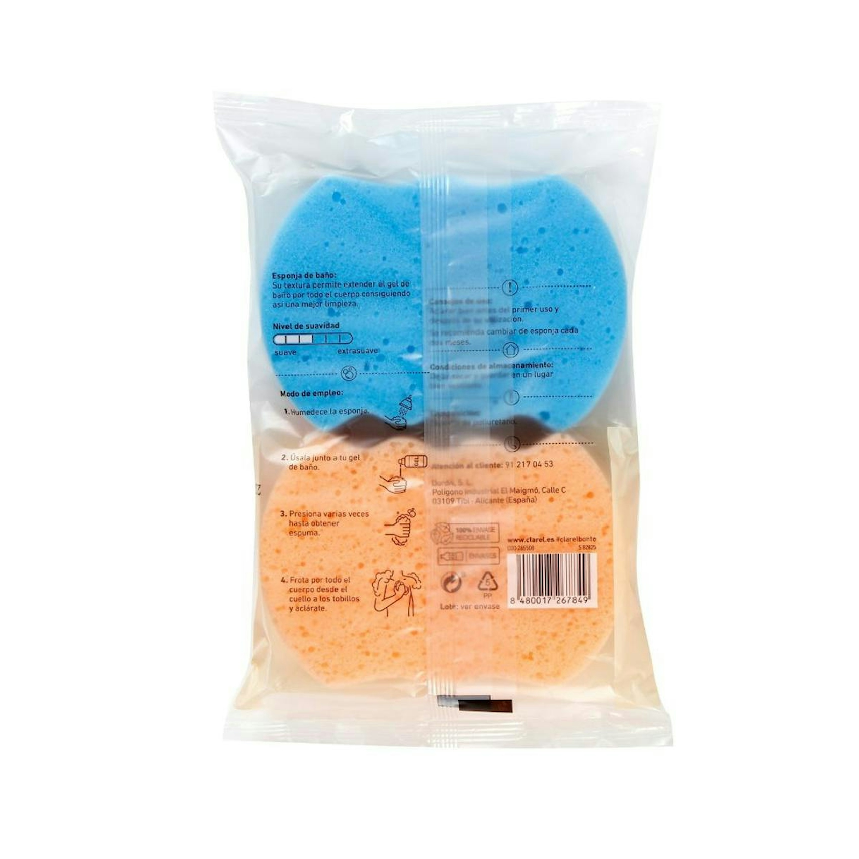Esponja De Baño Bonté 2 Uds