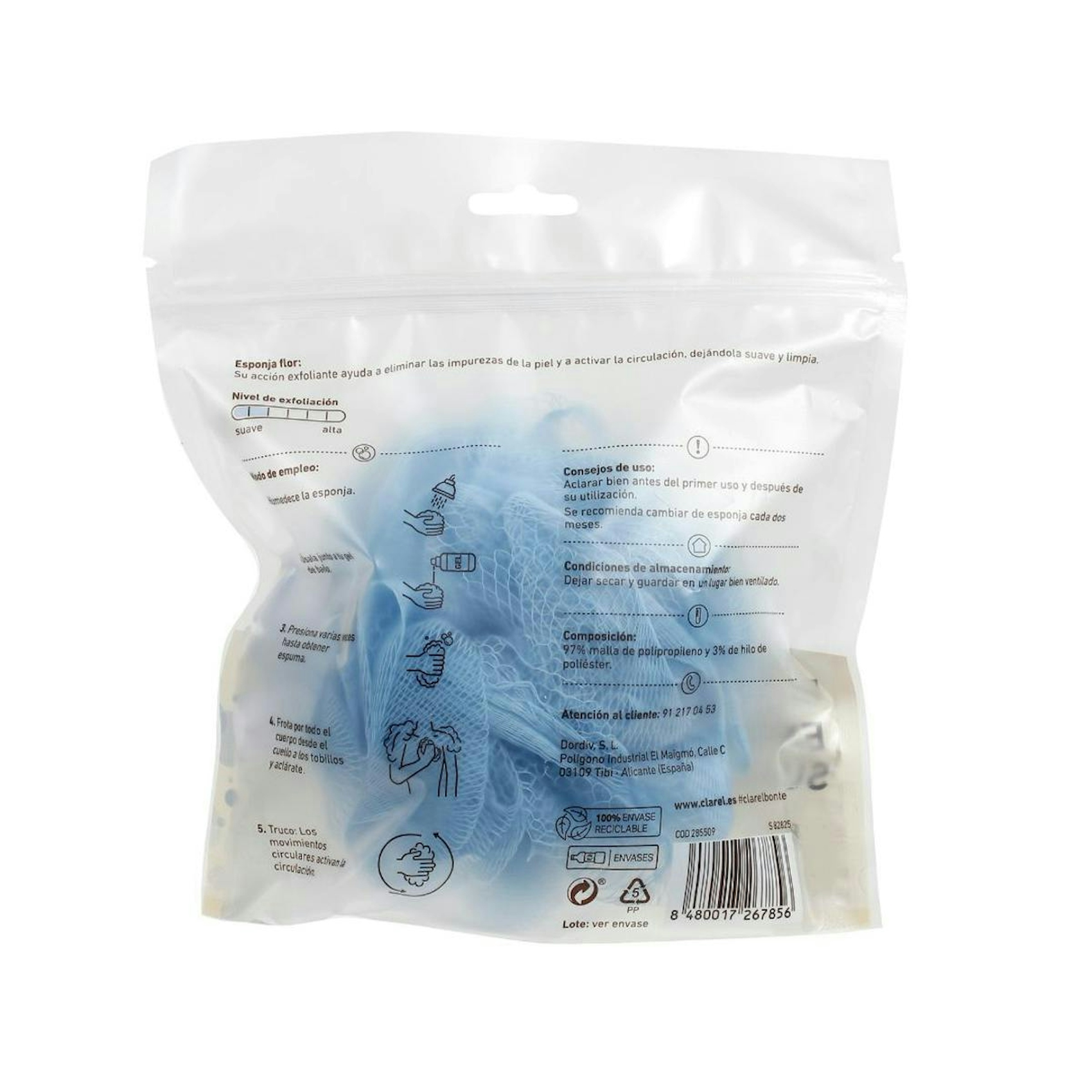 Esponja Flor Exfoliante Bonté