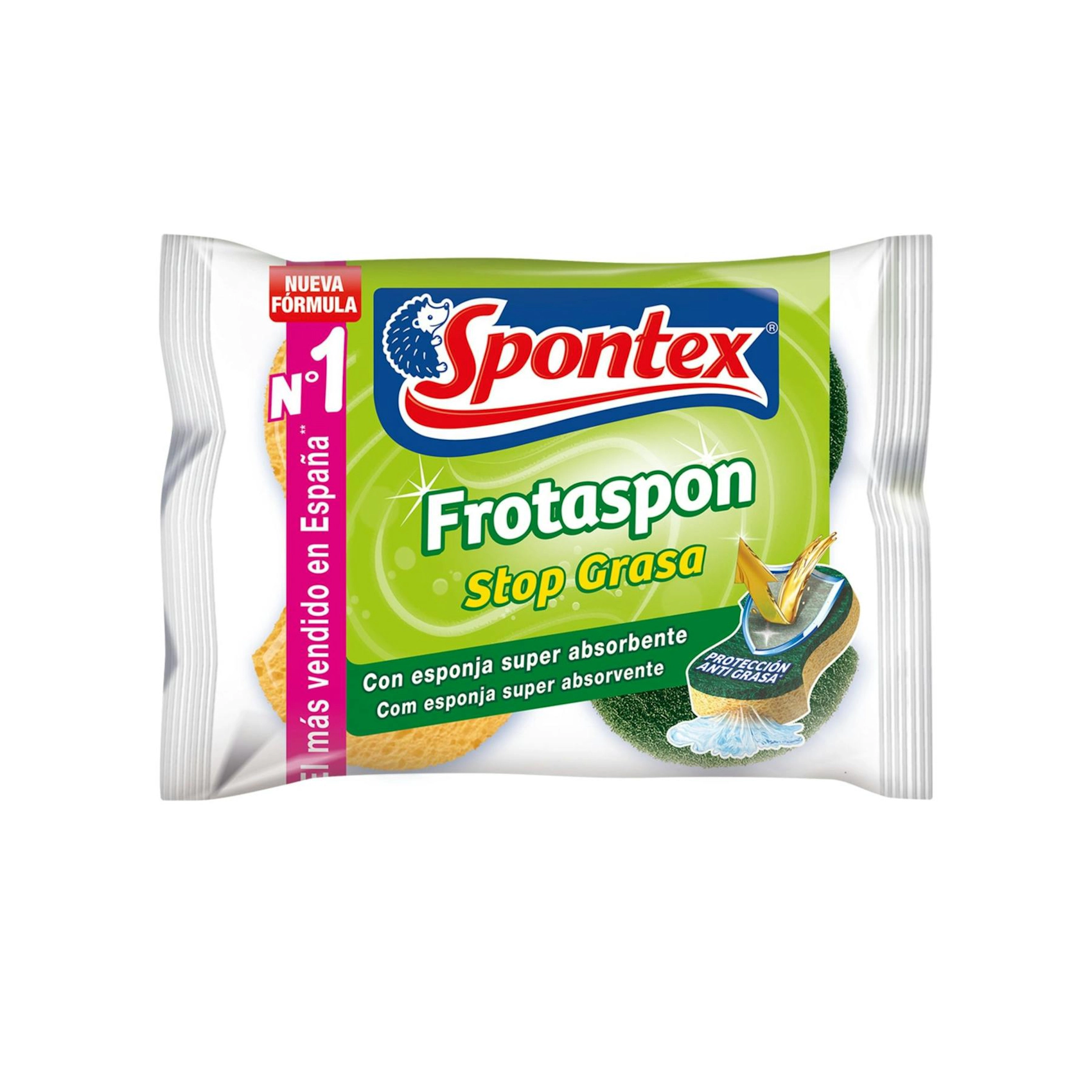 Estropajo Frotaespon Super Absorvente Spontex 2 Uds 0