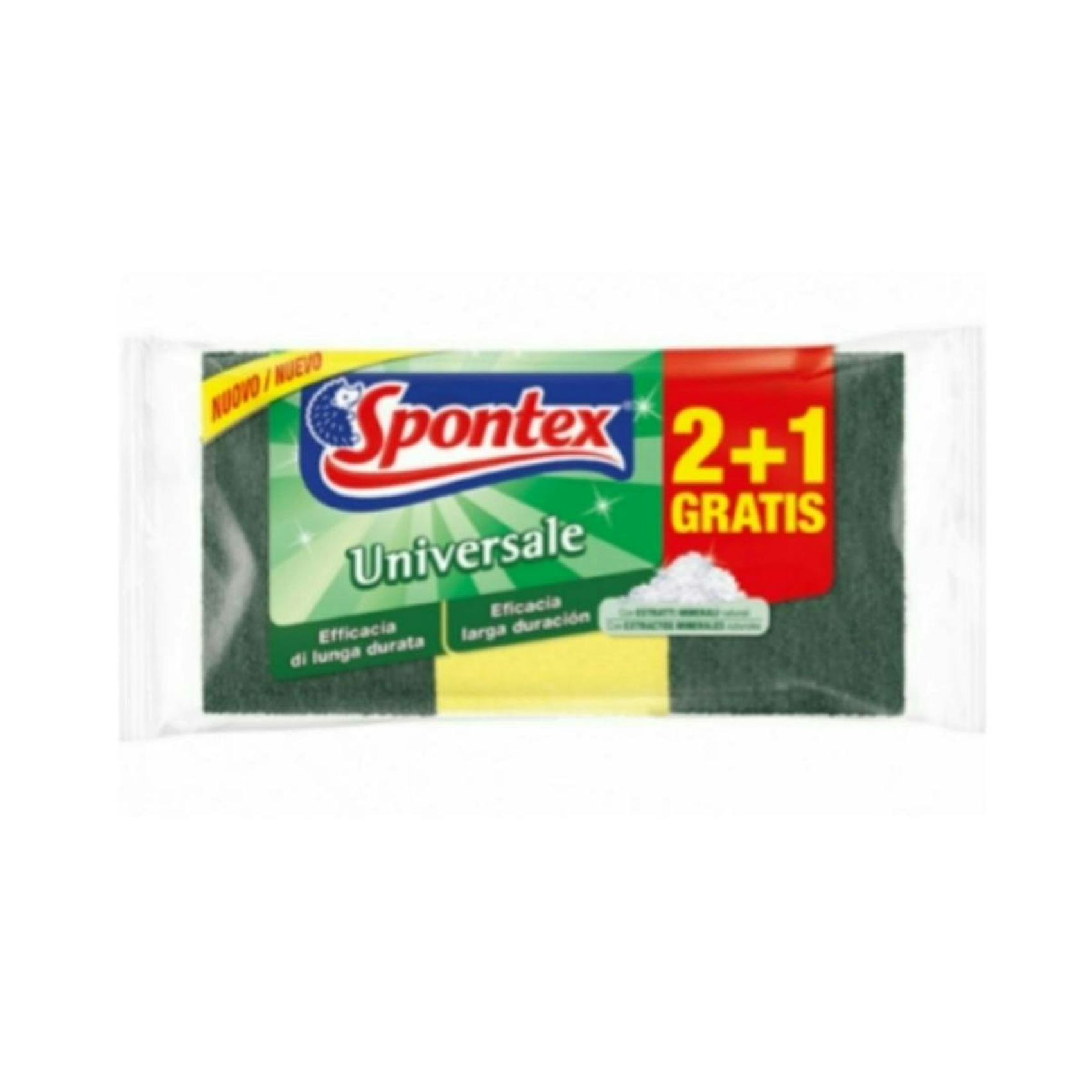 Estropajo Salvauñas Spontex Bolsa 2+1 Ud 0