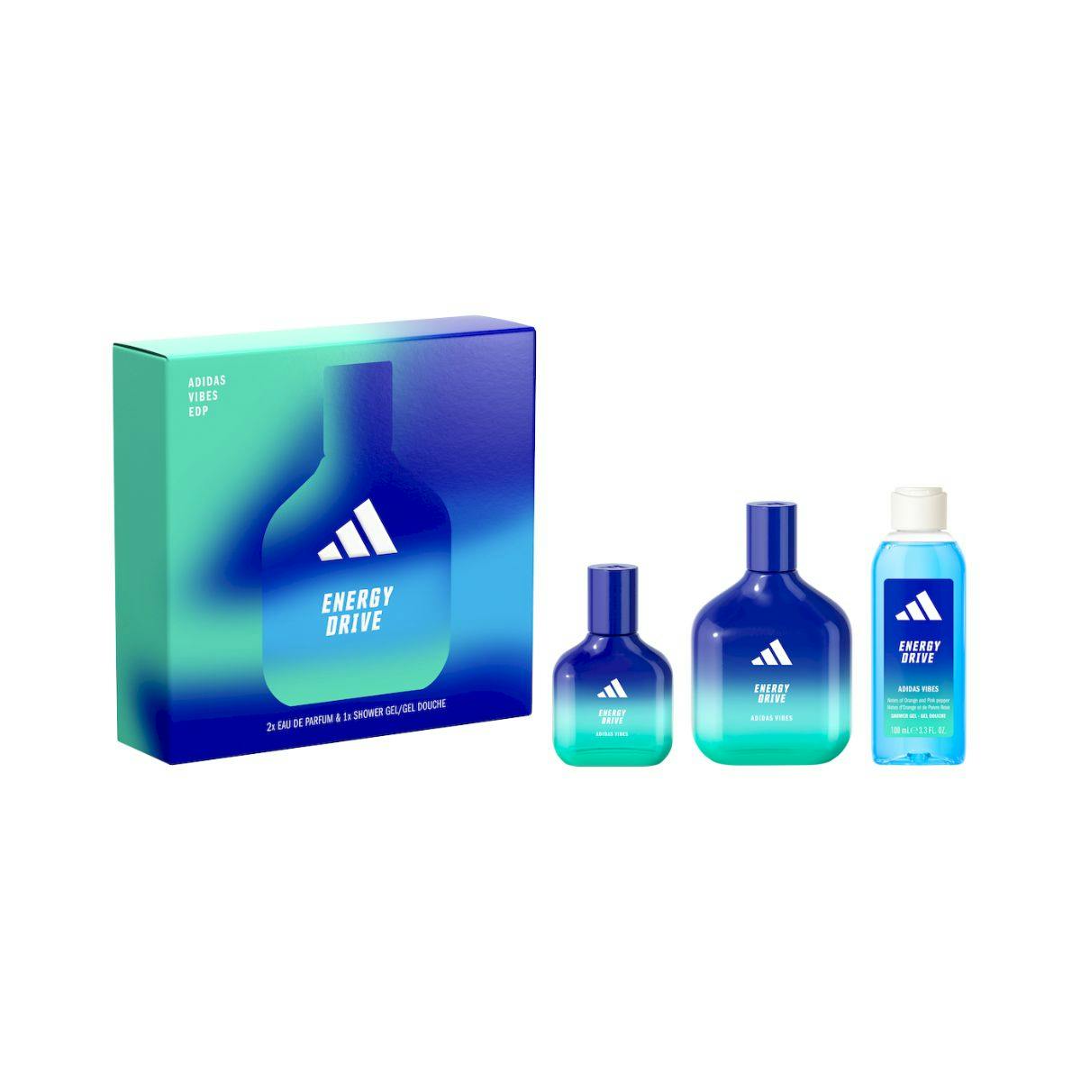 Imagen de Estuche Energy Drive Adidas EDP 100Ml + EDP 30Ml + Gel De Ducha