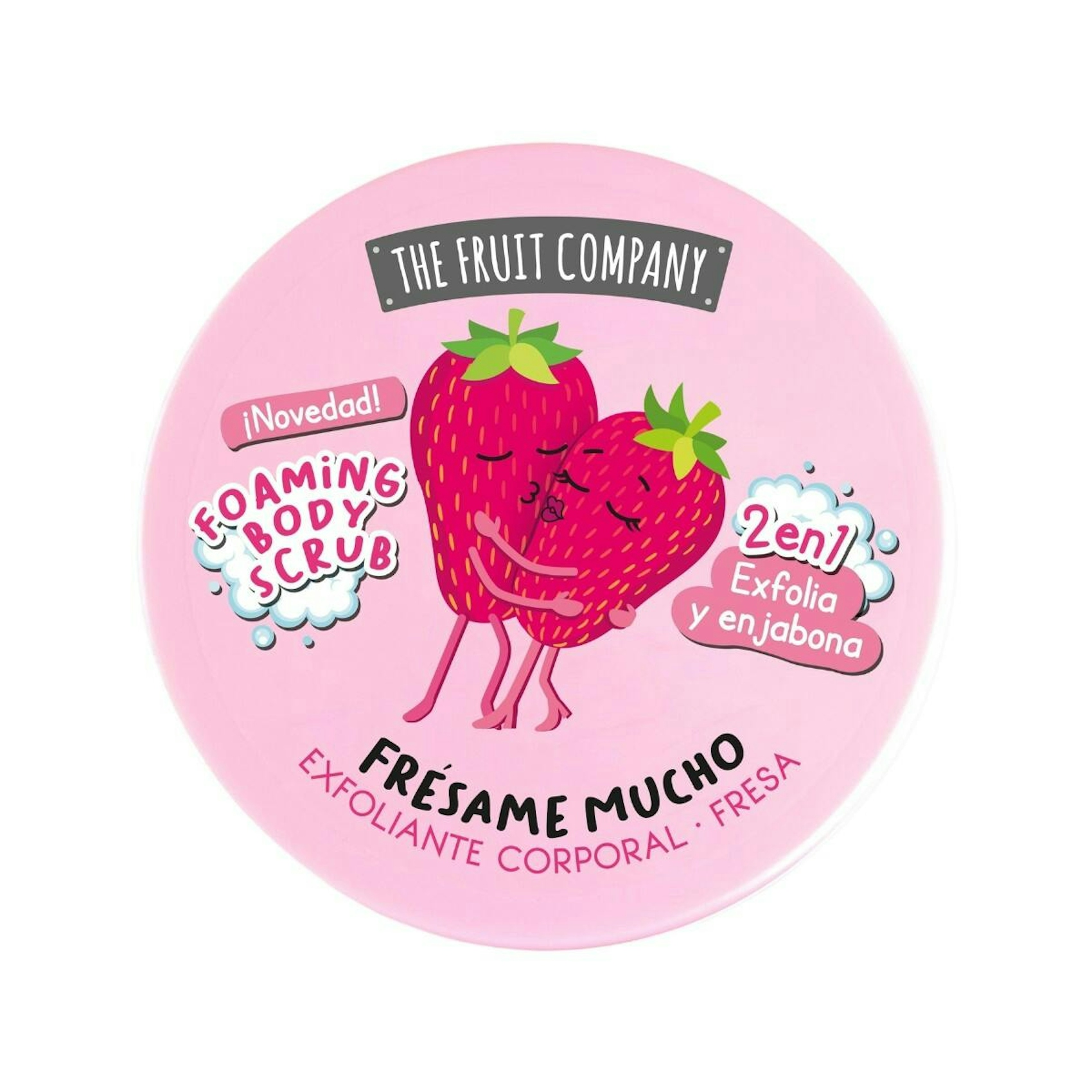 Exfoliante Corporal 2 En 1 Fresa The Fruit Company 400Ml
