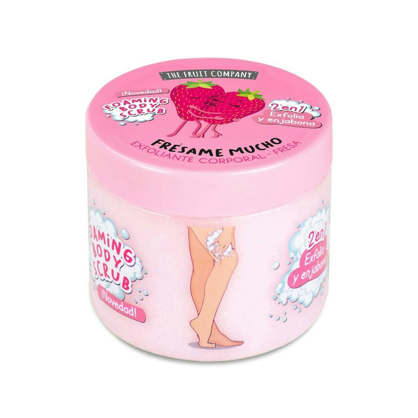 Exfoliante Corporal 2 En 1 Fresa The Fruit Company 400Ml 0