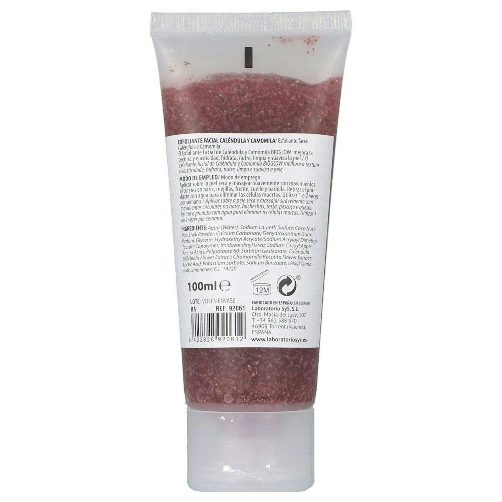 Exfoliante Facial Calendula Y Camomila Bioglow 100Ml