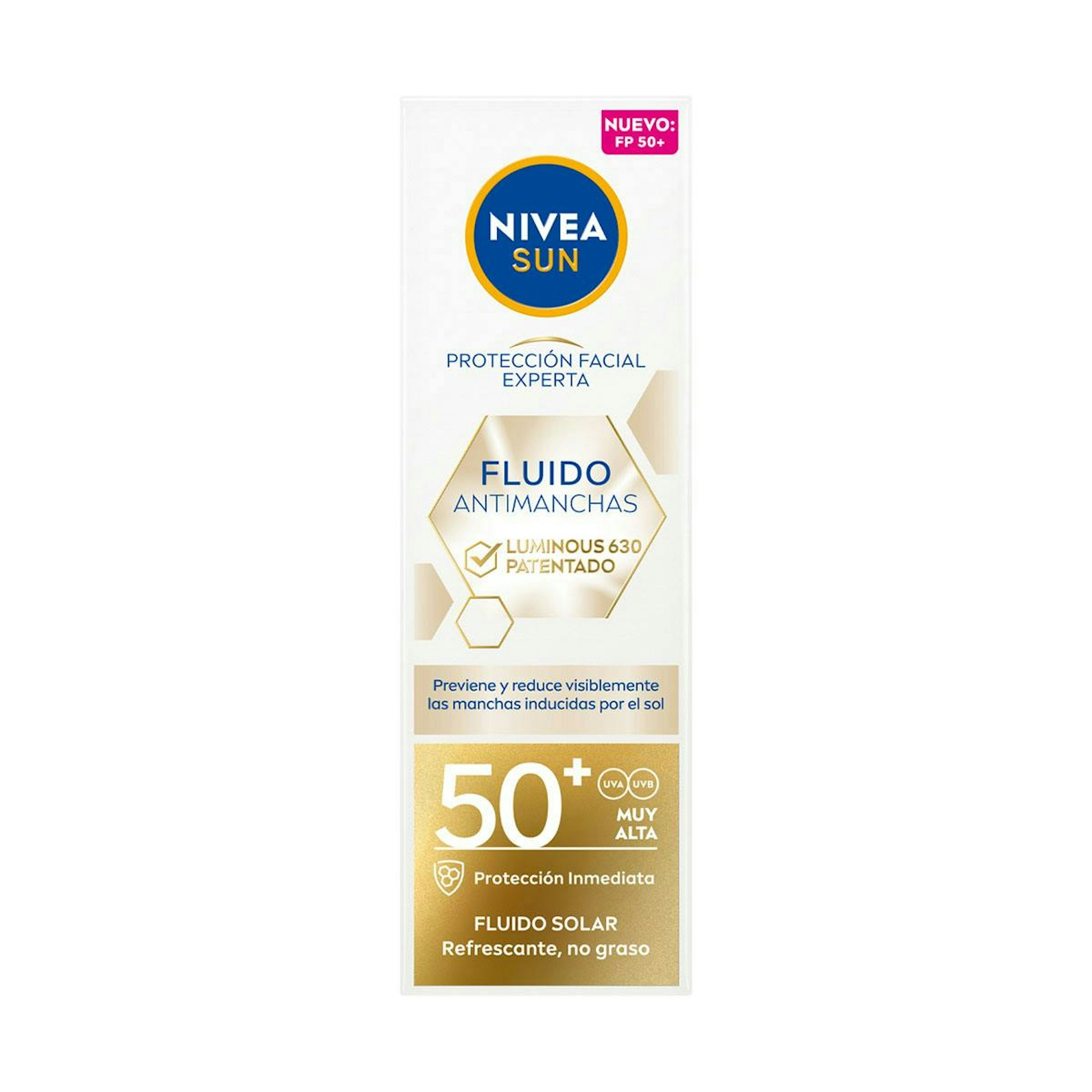 Fluido Solar Facial Antimanchas Luminous 630 SPF 50+ Nivea 40Ml