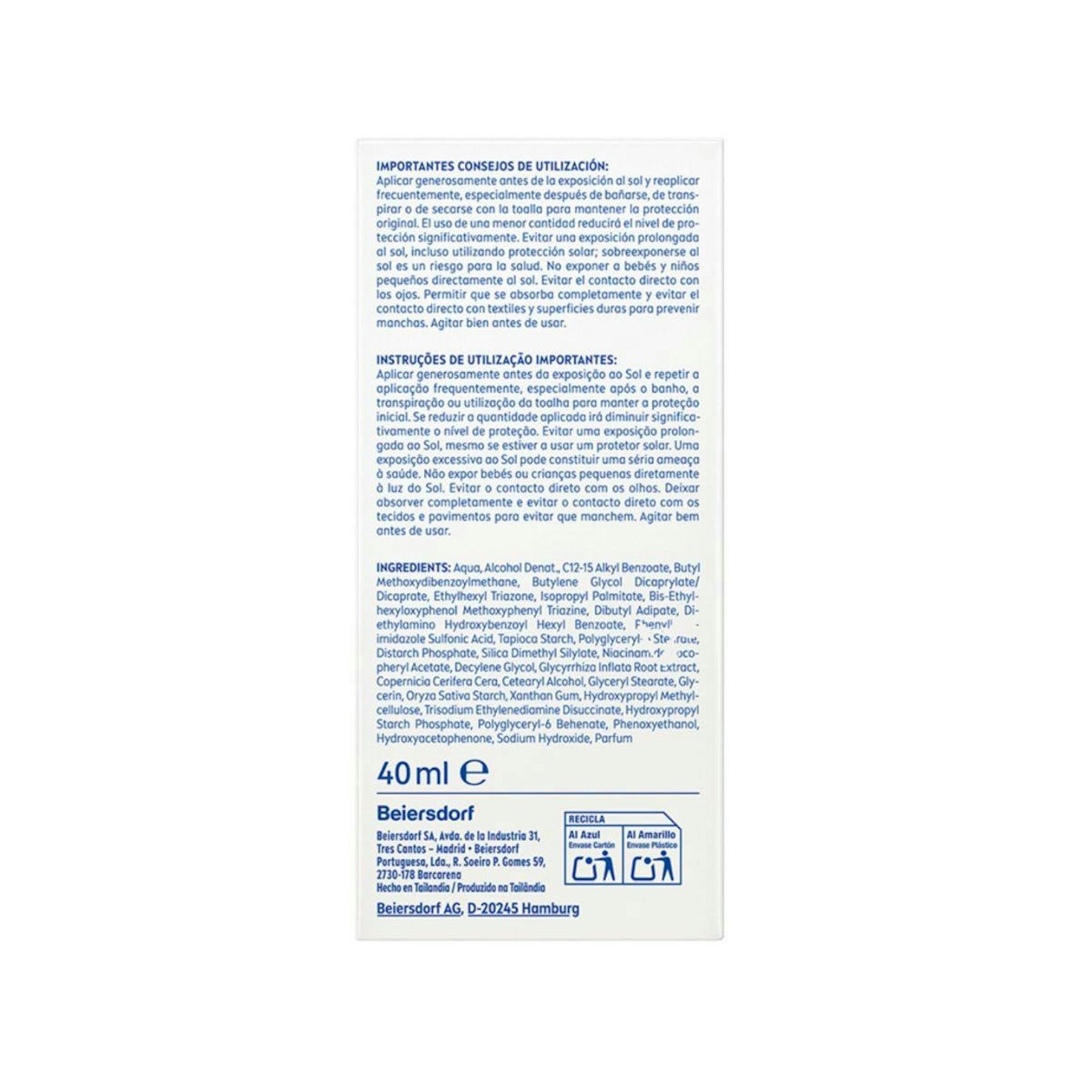 Fluido Solar Facial Diario Invisible FPS 50+ Nivea 40Ml