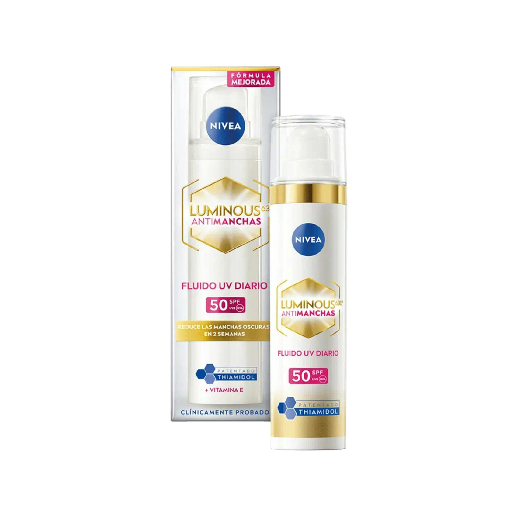 Fluido UV Diario Luminous 630 Antimanchas SPF50 Nivea 40Ml 0