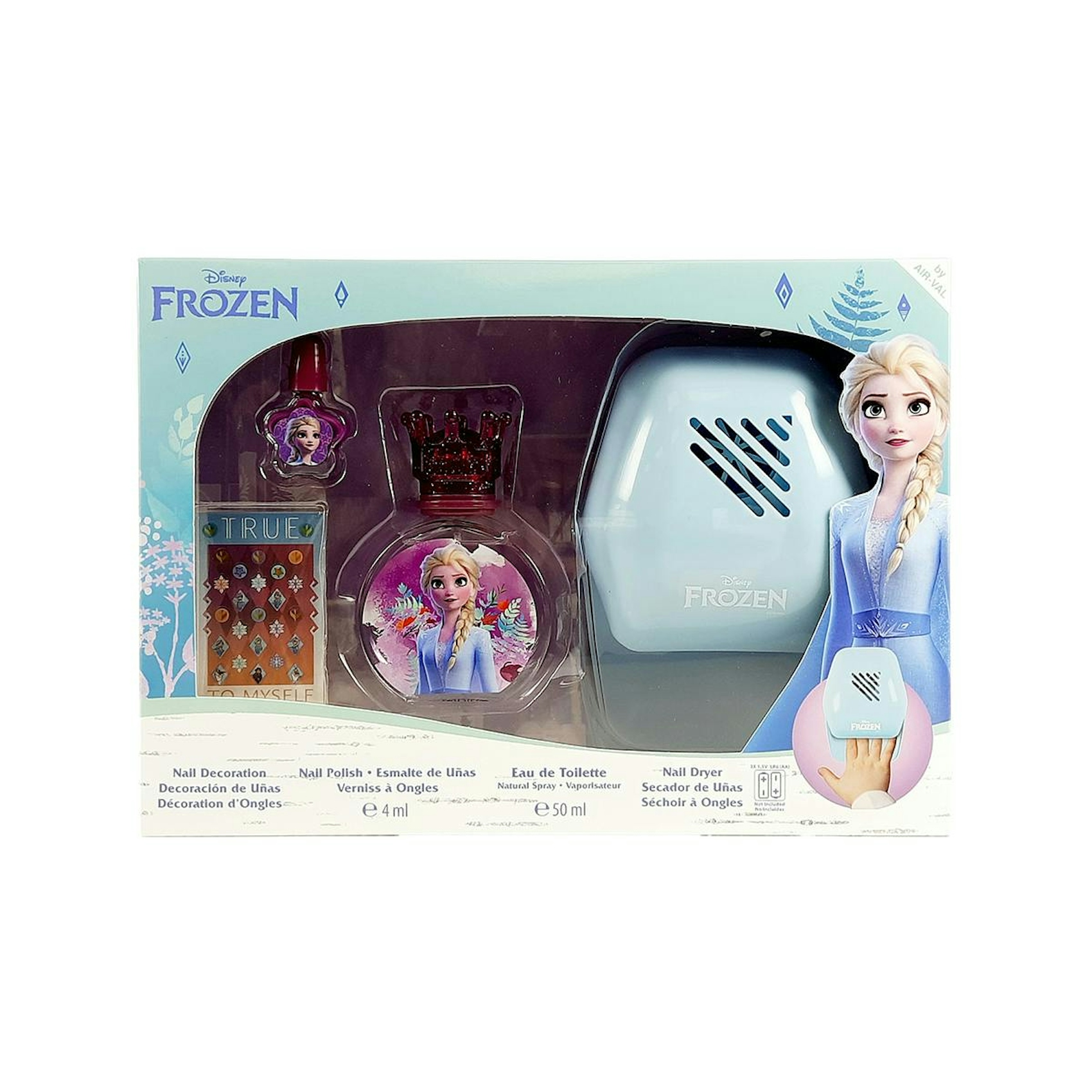 Frozen Set EDT 50Ml + Kit Manicura Con Secador 0
