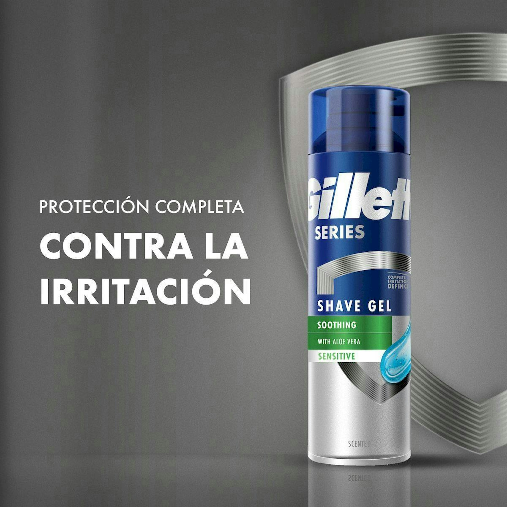 Gel De Afeitar Calmante Aloe Vera Gillette 75Ml
