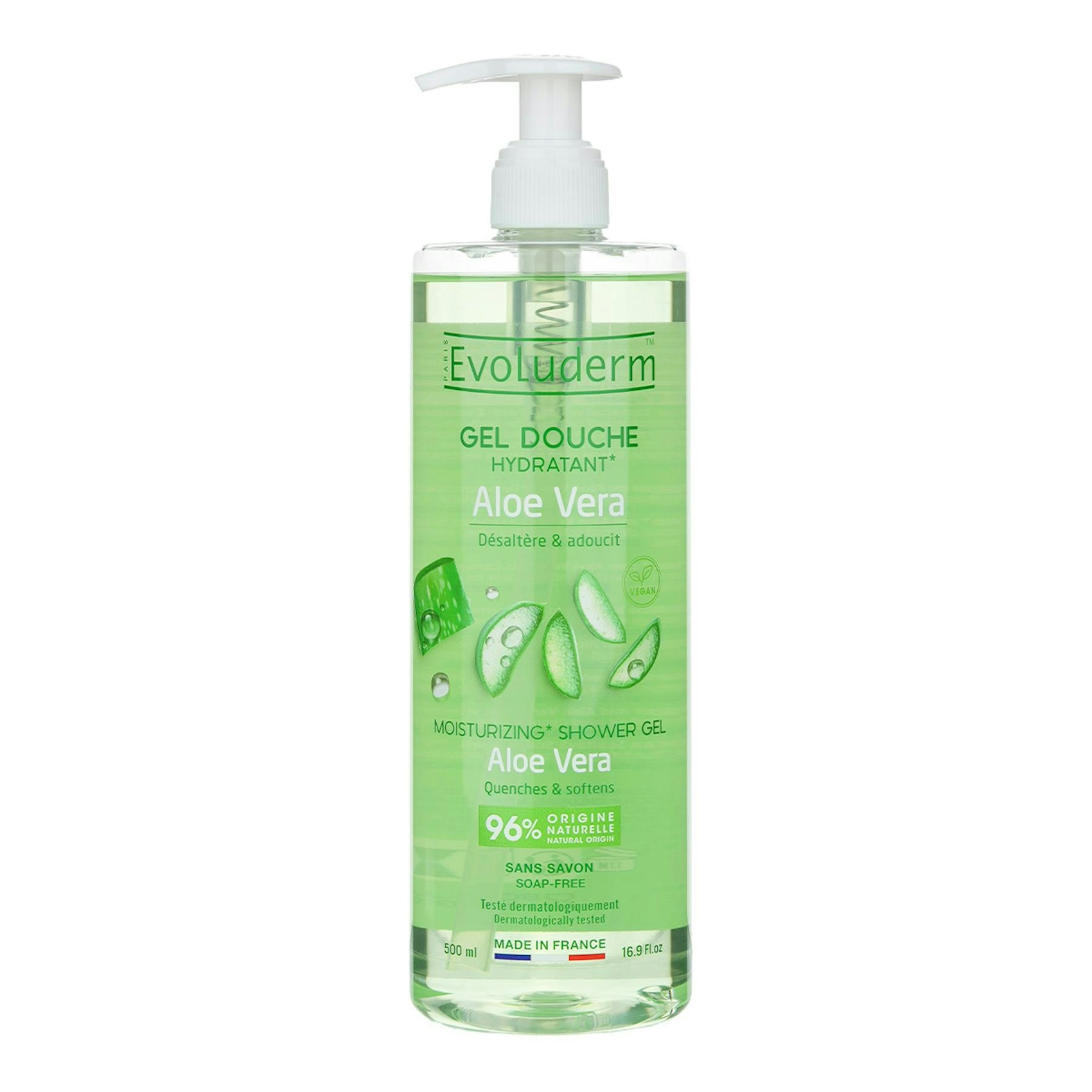 Gel De Duche Aloe Vera Evoluderm 500Ml
