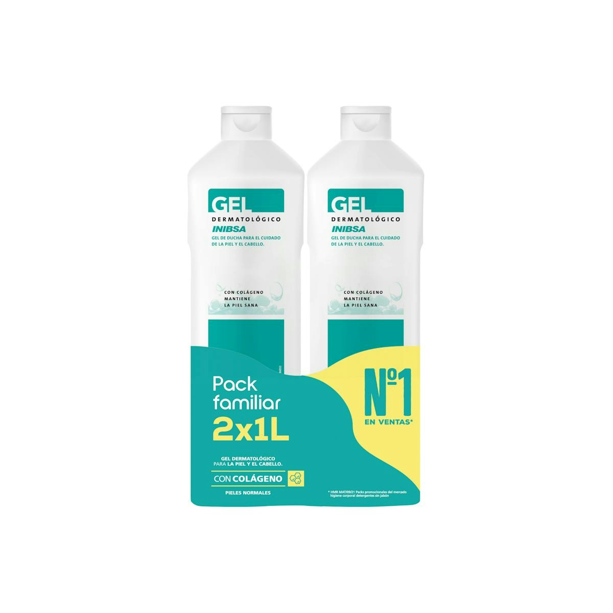 Gel De Ducha Dermatológico Inibsa Pack 2x1000Ml Gel De Ducha Dermatológico Inibsa Pack 2x1000Ml 0