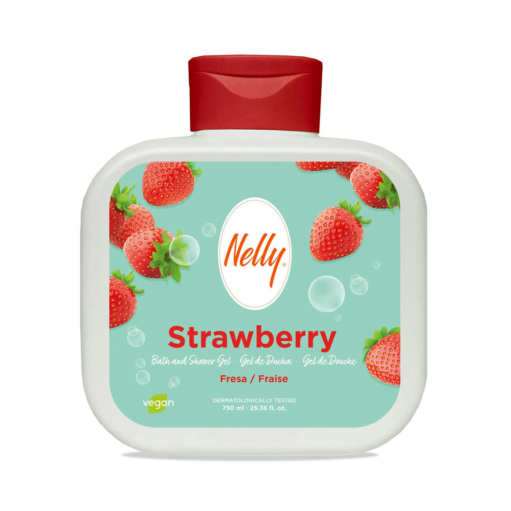 Gel De Duche Morango Nelly 750Ml Gel De Duche Morango Nelly 750Ml 0