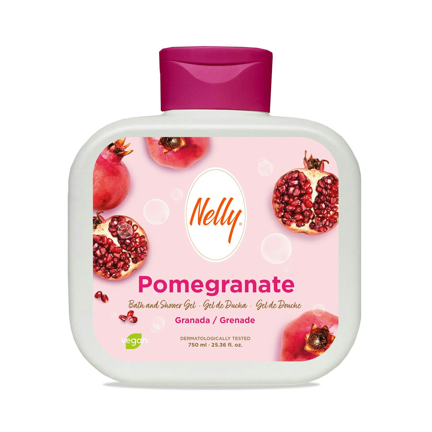 Gel De Duche Romã Nelly 750Ml Gel De Duche Romã Nelly 750Ml 0