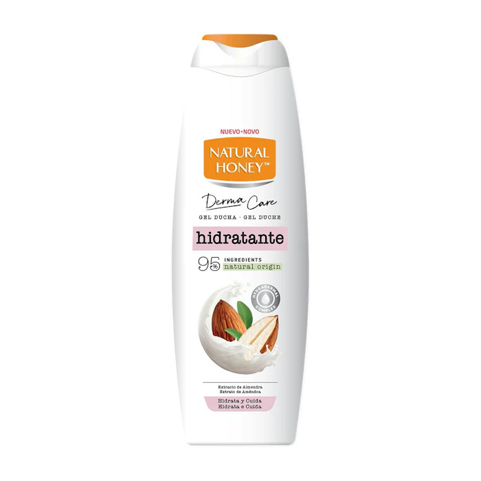Gel De Ducha Hidratante Aceite Almendras Natural Honey 650Ml
