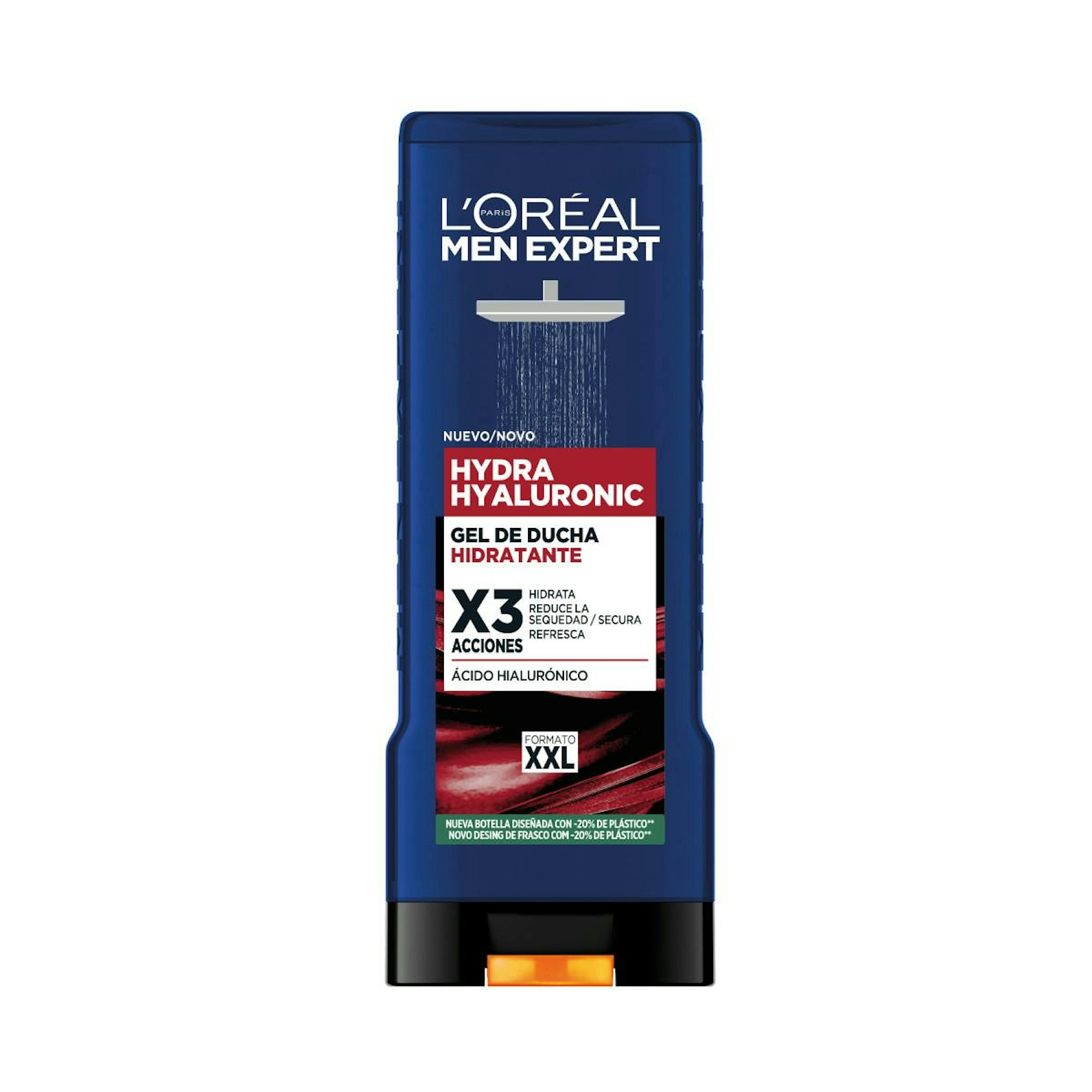 Gel De Ducha Hydra Hyaluronic L'Oréal Men Expert 400Ml 0