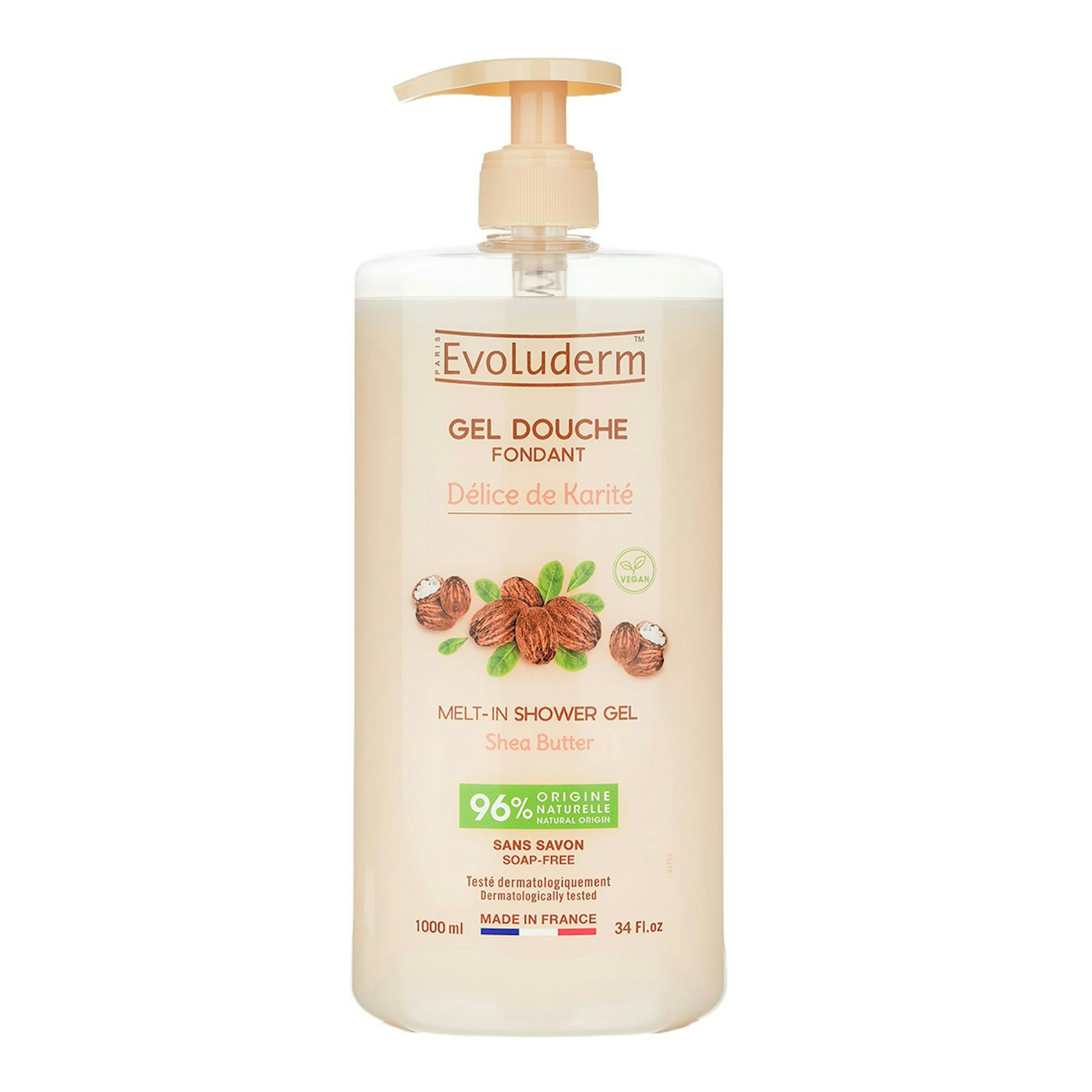 Gel De Duche Manteiga de Karité Evoluderm 500Ml