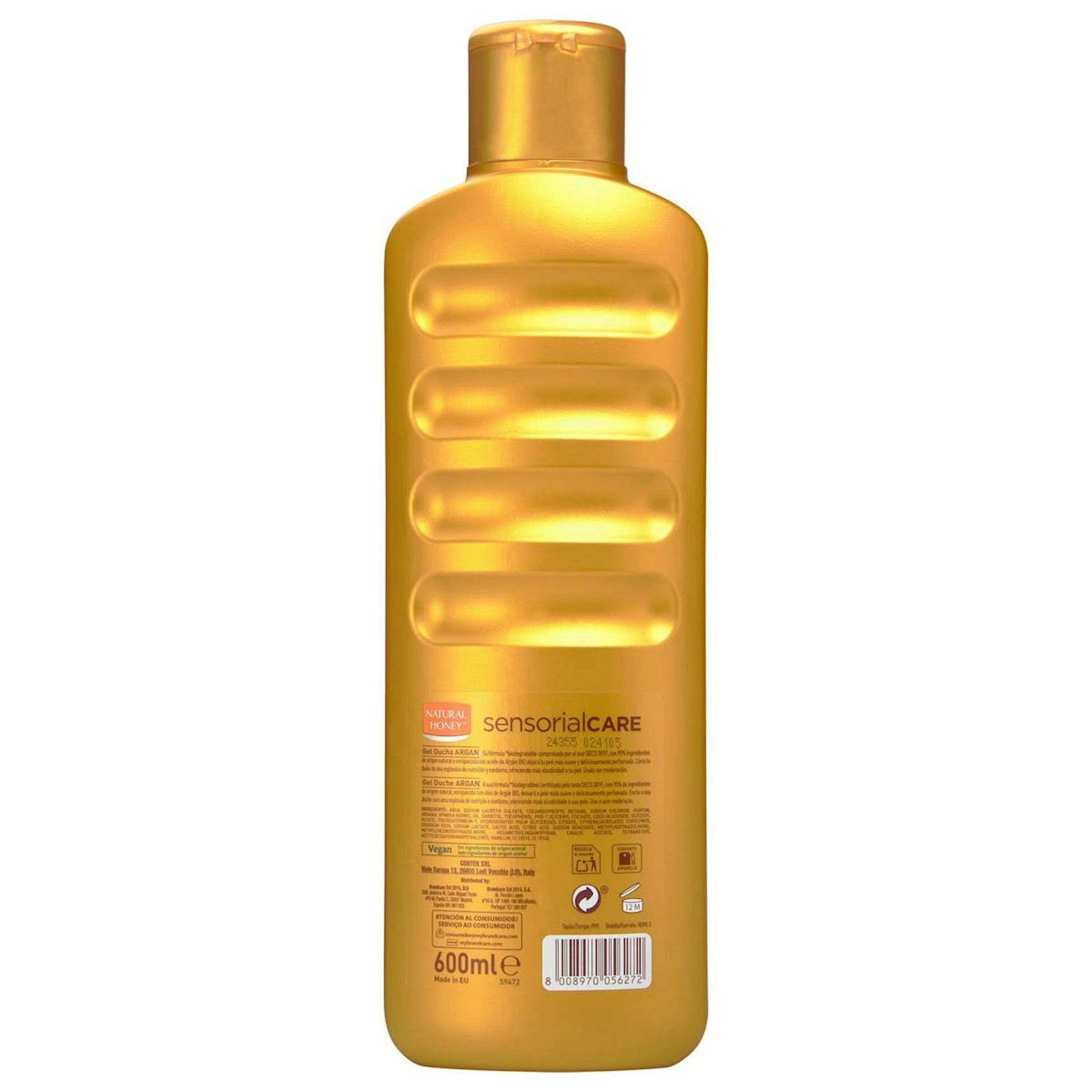 Gel De Ducha Argán Natural Honey 650Ml