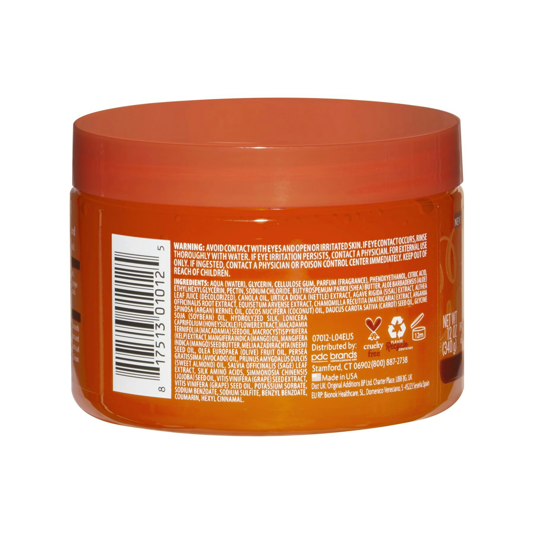 Gel Fixador Shea Butter Define & Shine Custard Cantu 340G