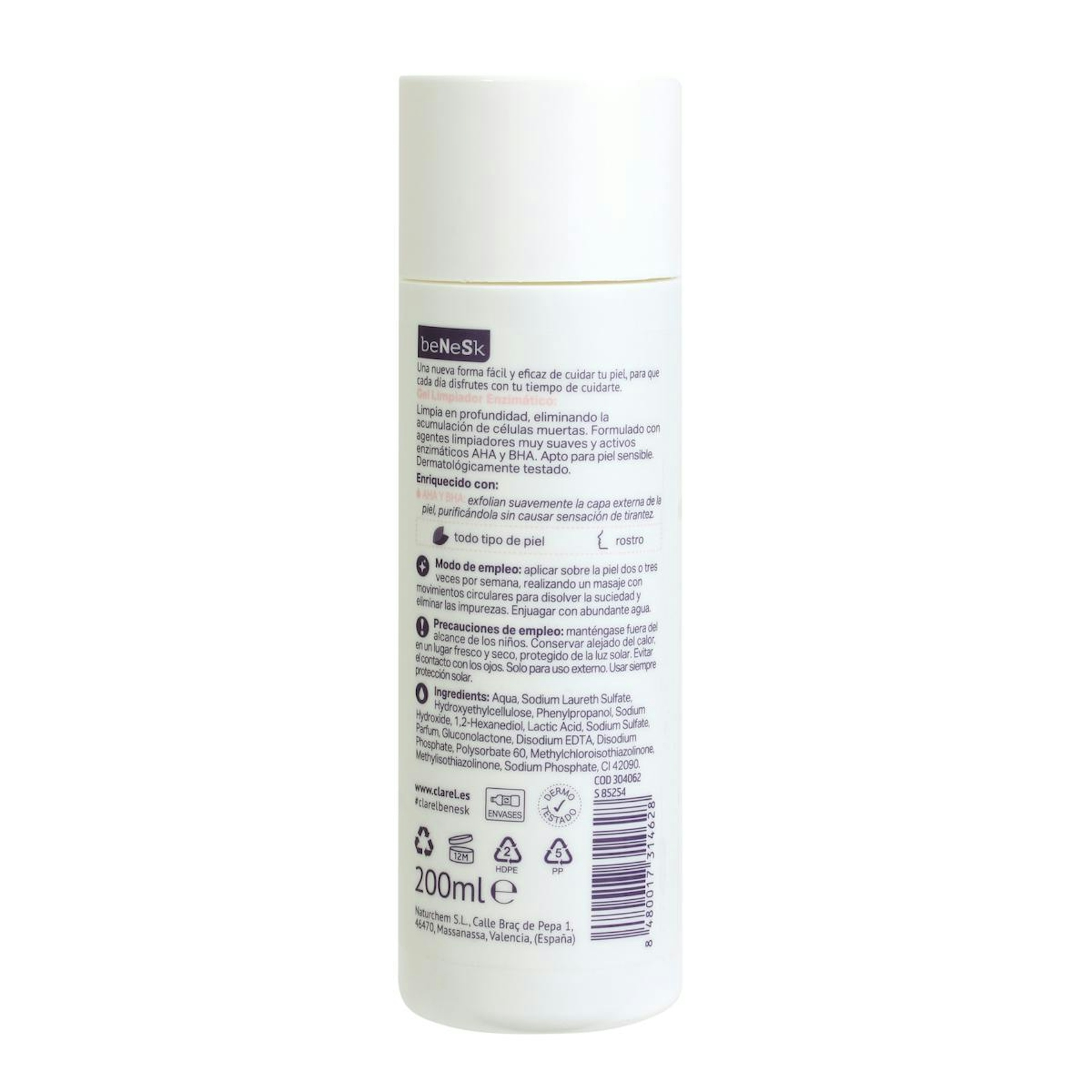 Gel Limpiador Enzimático Benesk 250Ml