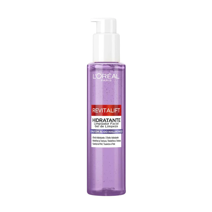 Gel Limpiador Facial Revitalift Ácido Hialurónico L'Oréal Paris 150 Ml