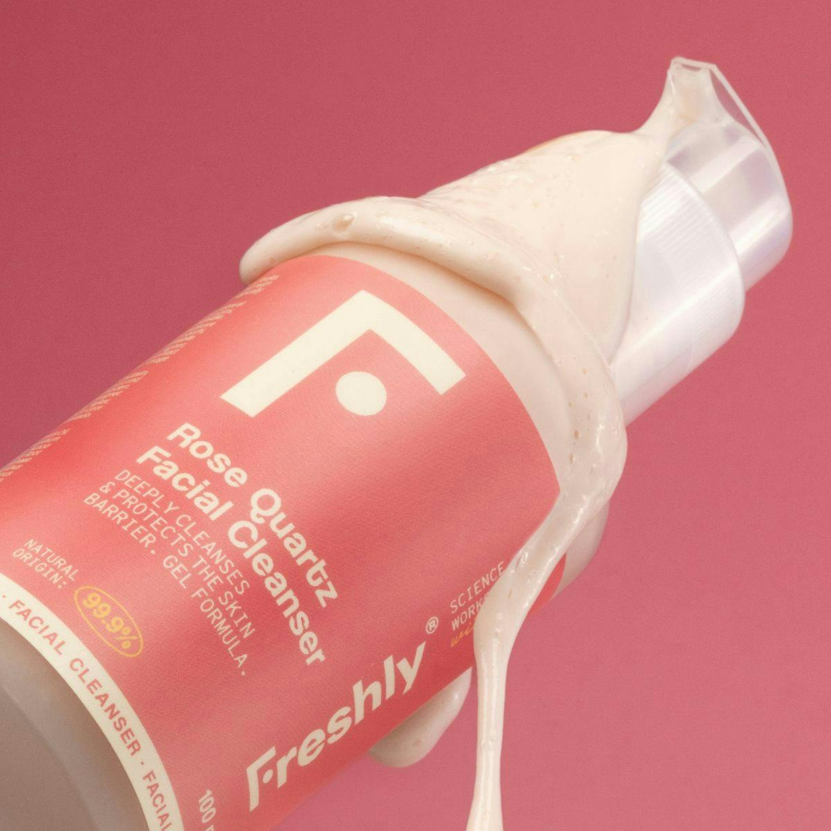 Gel Limpiador Facial Rose Quartz Freshly Cosmetics 100Ml