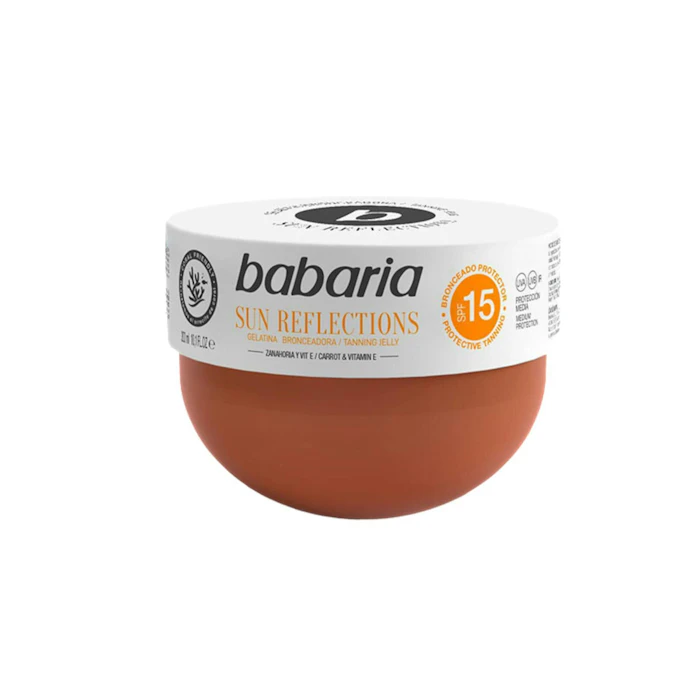 Gelatina Bronceadora Sun Reflections Zanahoria SPF 15 Babaria 300Ml