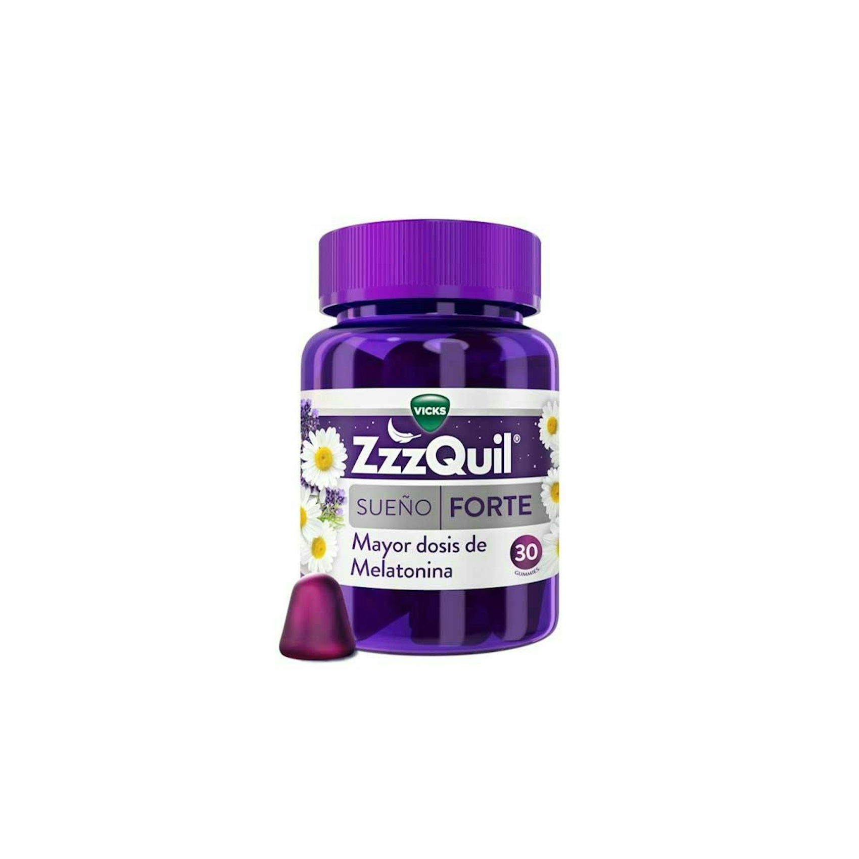 Gomas ZzzQuil Natura Melatonina Forte 30 unid.