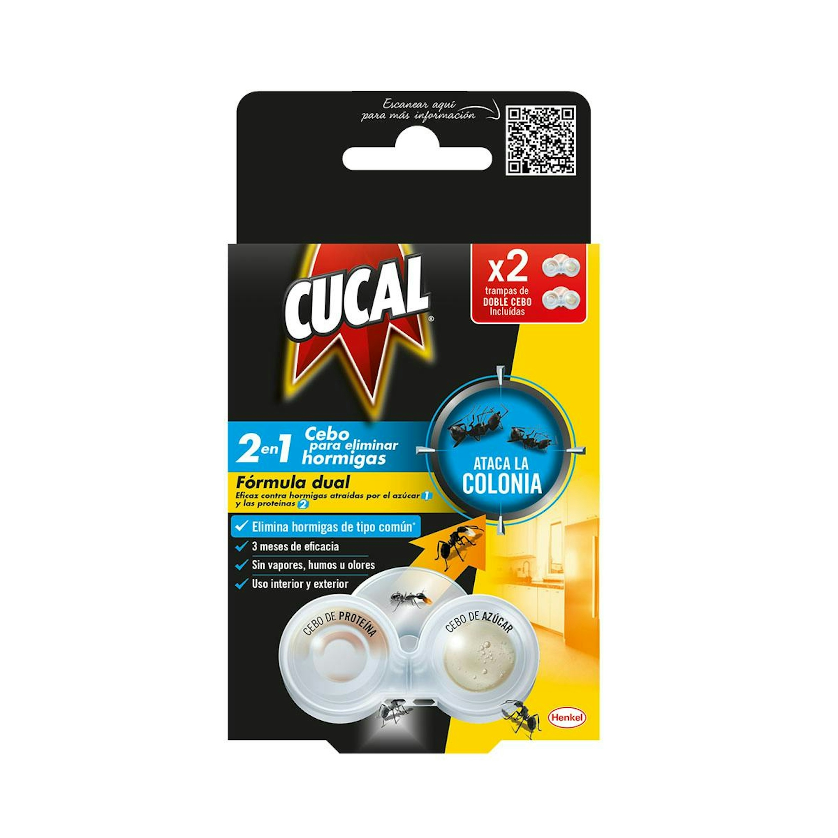 Insecticida Trampa Hormigas Cucal 2 Uds 0