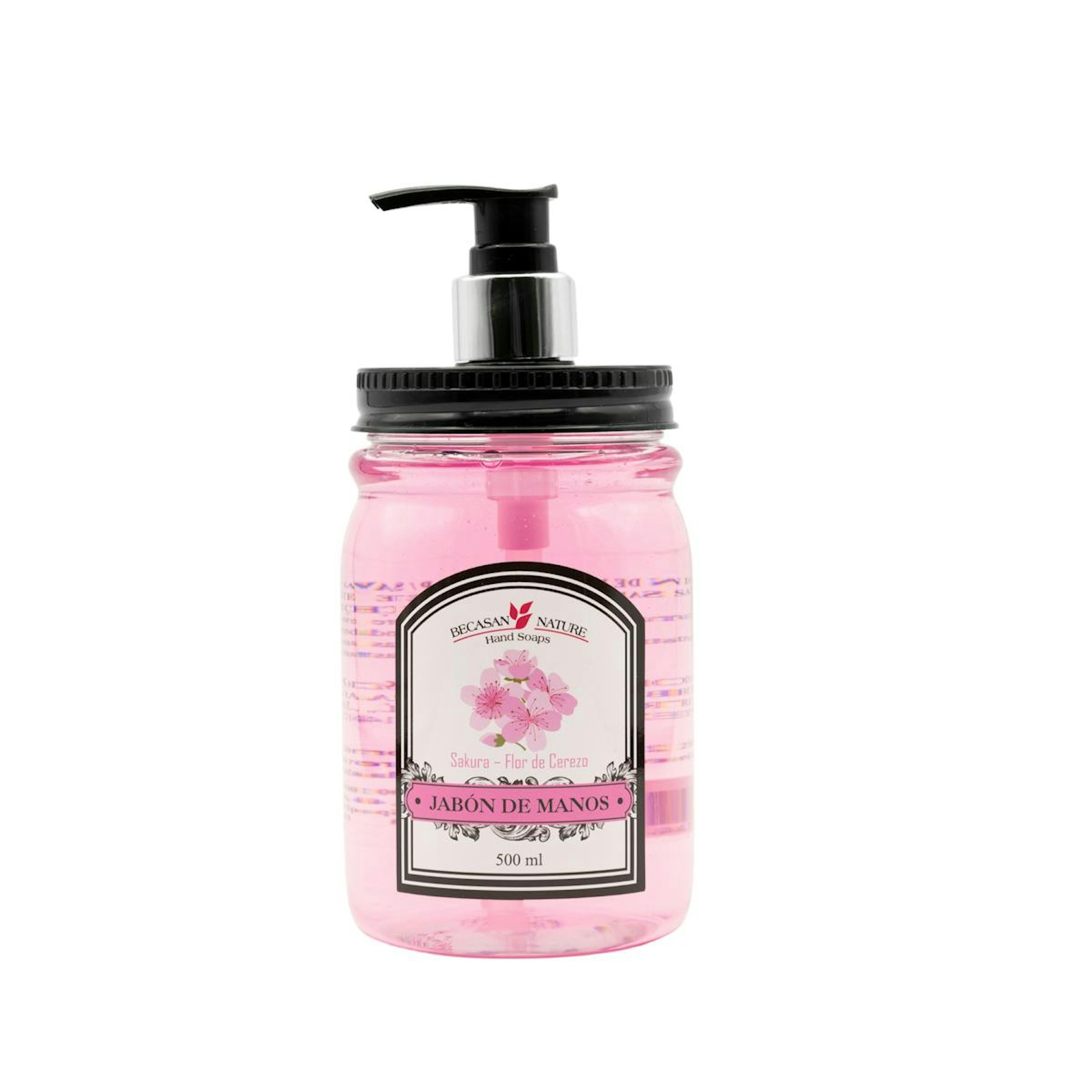 Jabón De Manos Líquido Sakura Becasan 500Ml 0