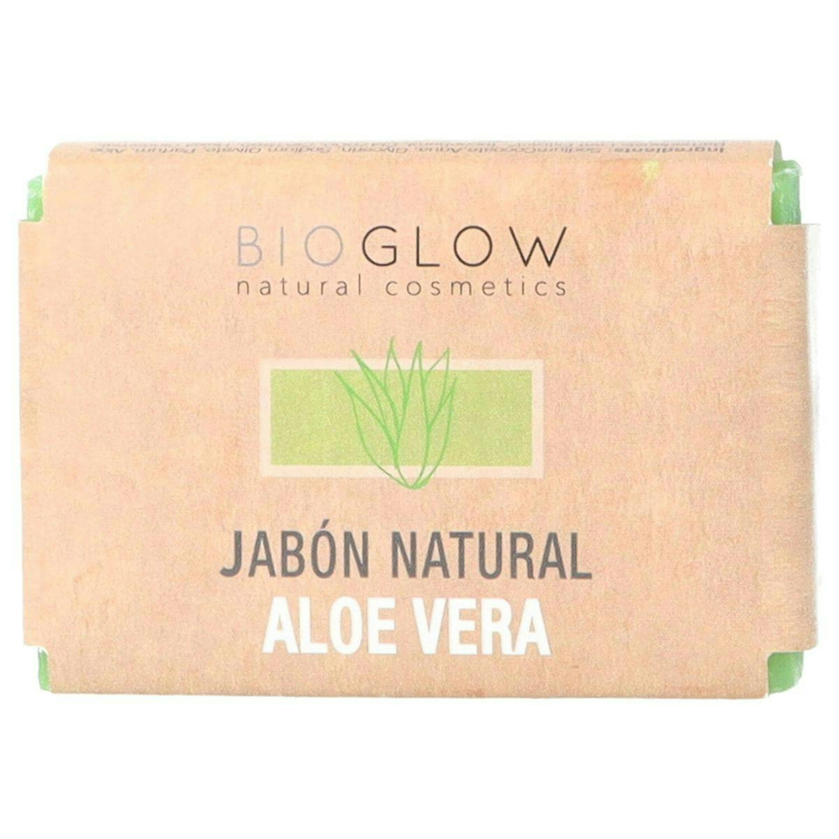 Jabón En Pastilla Natural Aloe Vera Bioglow 100 Gr 0