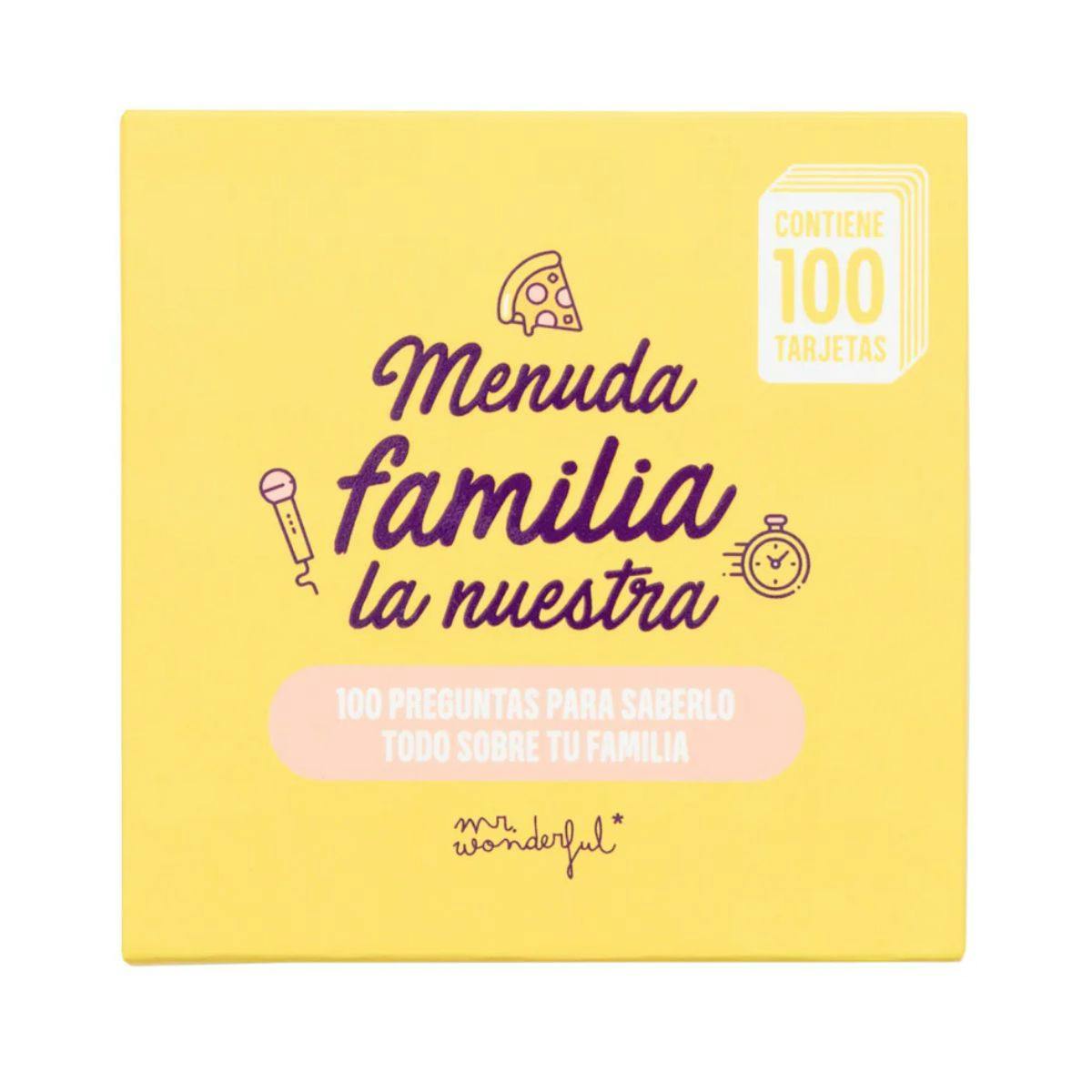 Imagen de Juego De Cartas Menuda Familia La Nuestra Mr. Wonderful