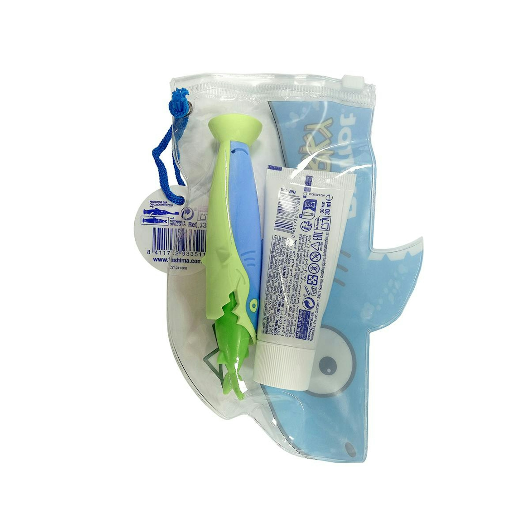 Kit Dental Infantil Tiburón Formato Viaje Pierrot