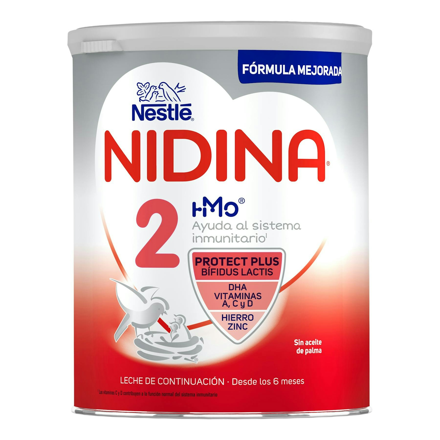 Leche De Continuación En Polvo 2 Nidina 800Gr 0