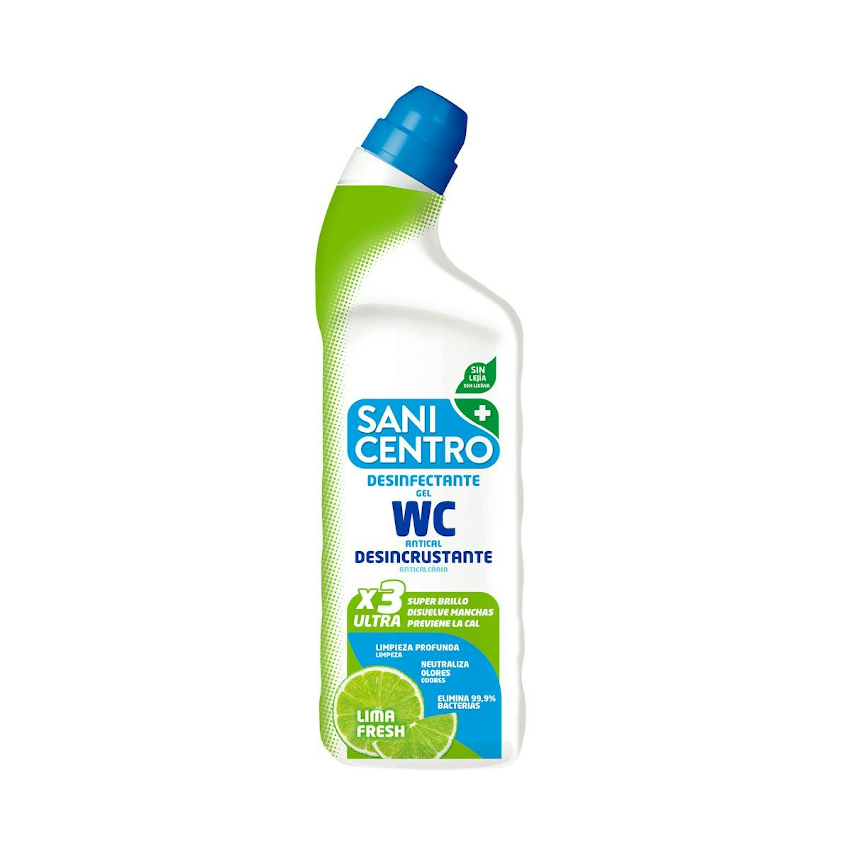 Limpiador WC Gel Lima Sanicent 1L 0