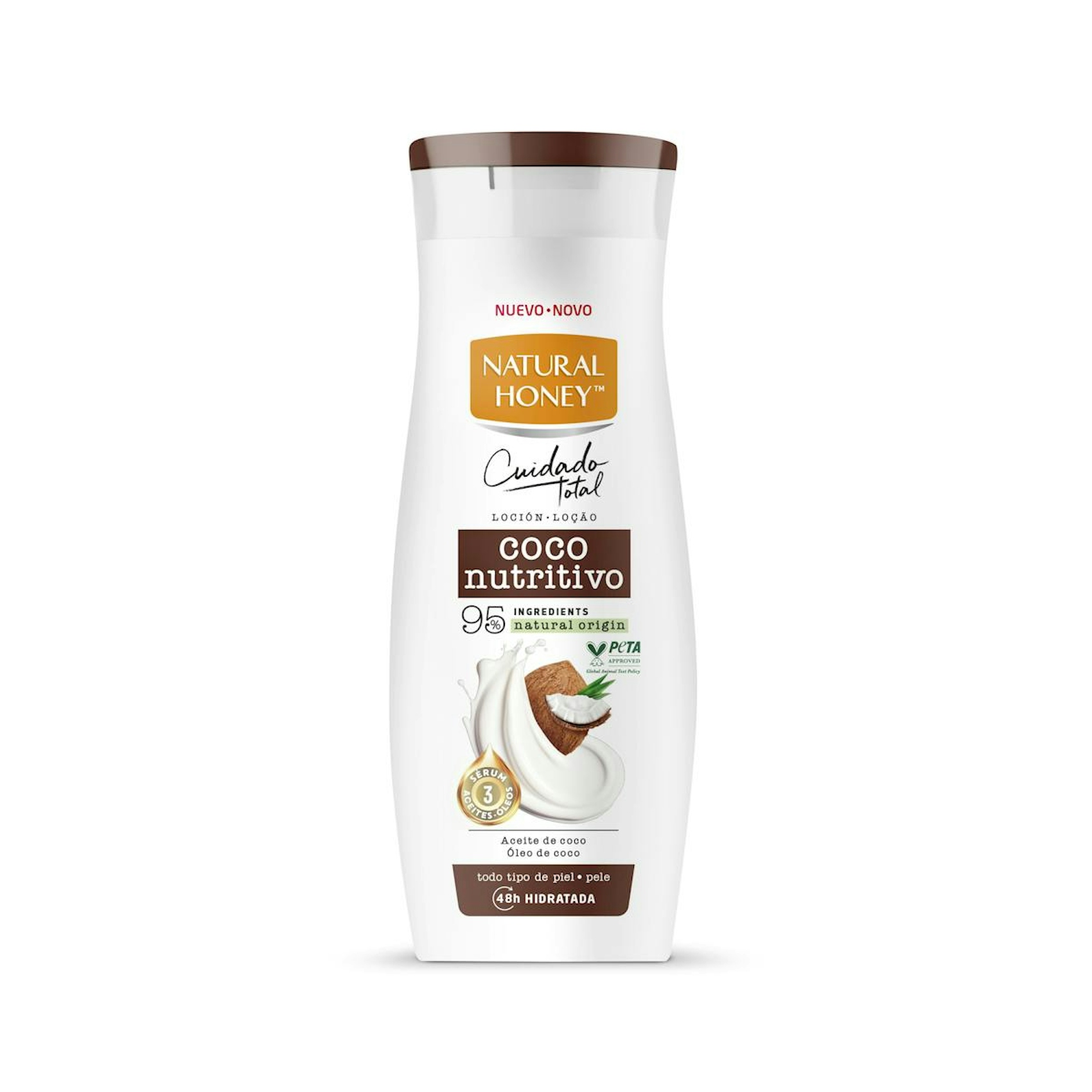 Loción Corporal Coco Nutritivo Natural Honey 330Ml 0