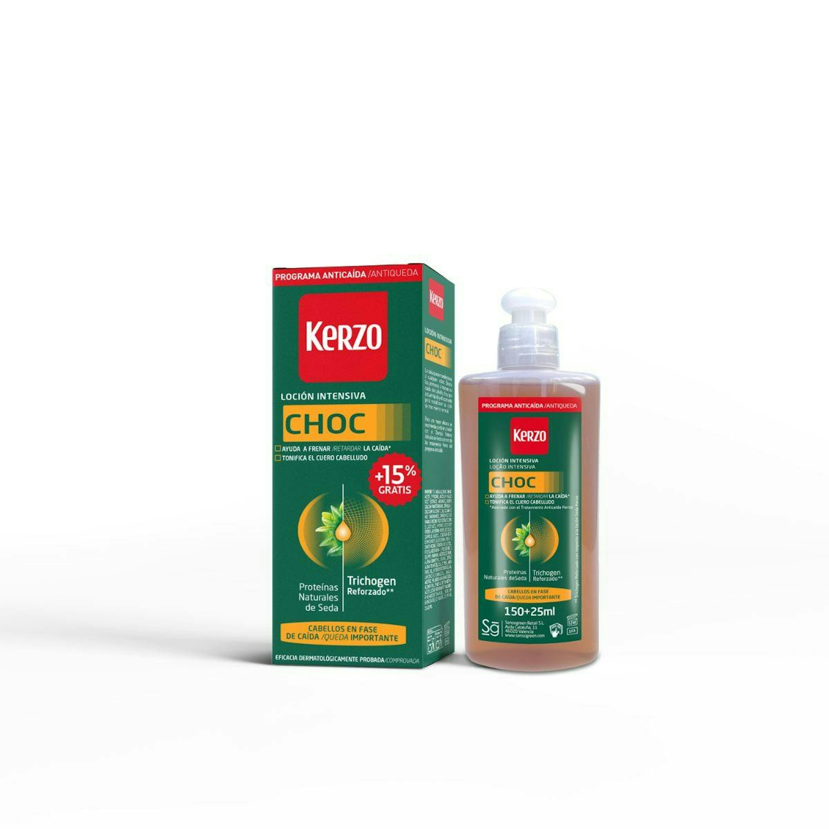 Loción Intensiva Anti-Caída Choc Kerzo 150Ml