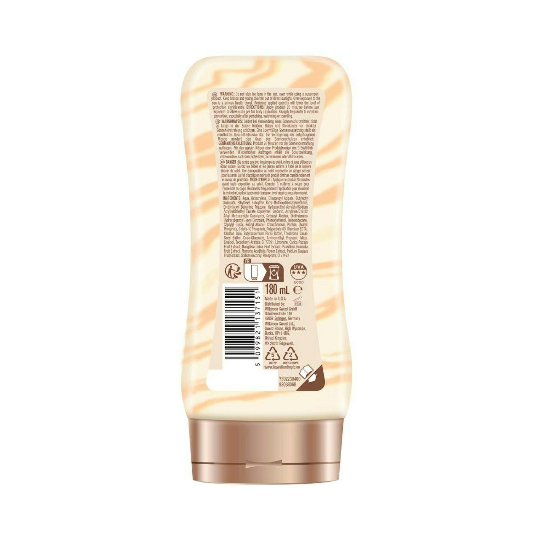 Loción Solar Hydrating Protection SPF 50 Hawaiian Tropic 180Ml