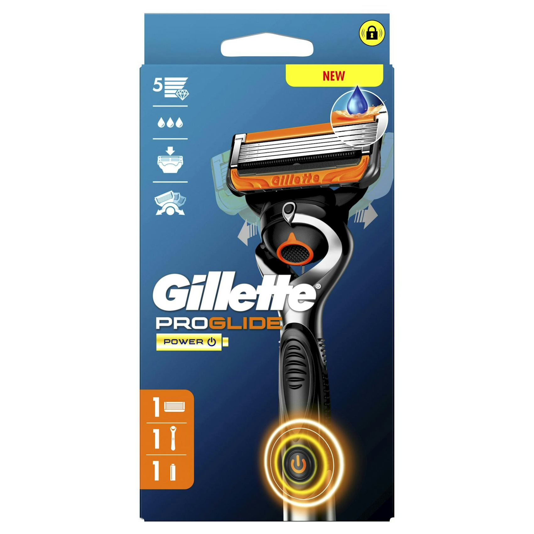 Máquina De Barbear ProGlide Power Gillette 0
