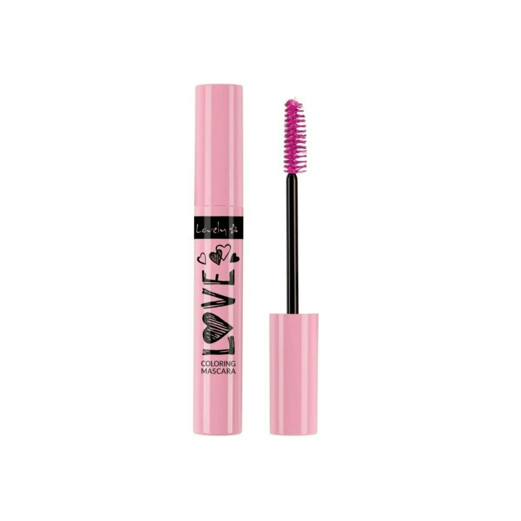 Máscara De Pestañas Rosa Love Coloring Lovely 0