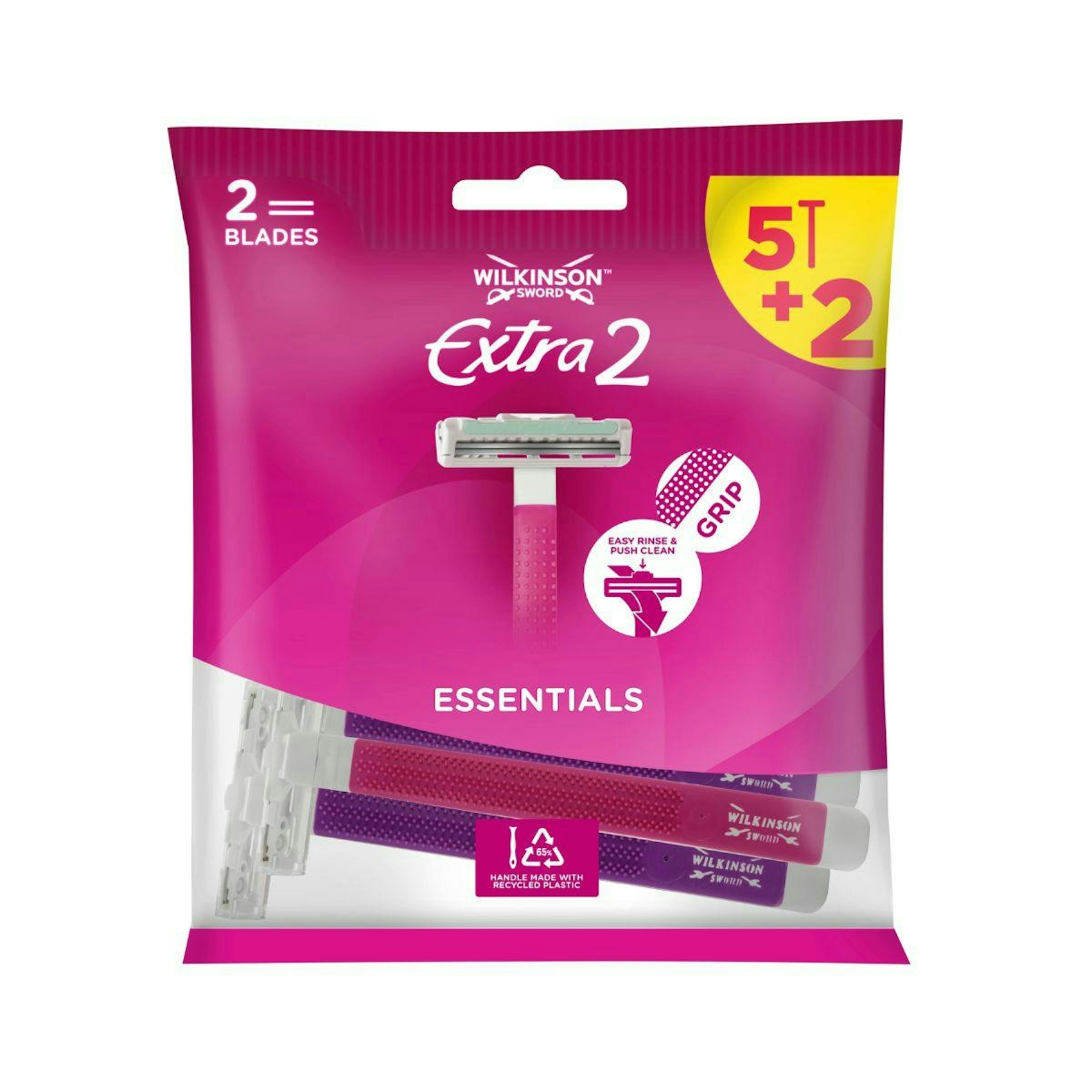 Maquinilla Desechable Mujer Extra 2 Essentials Wilkinson 7 Uds 0