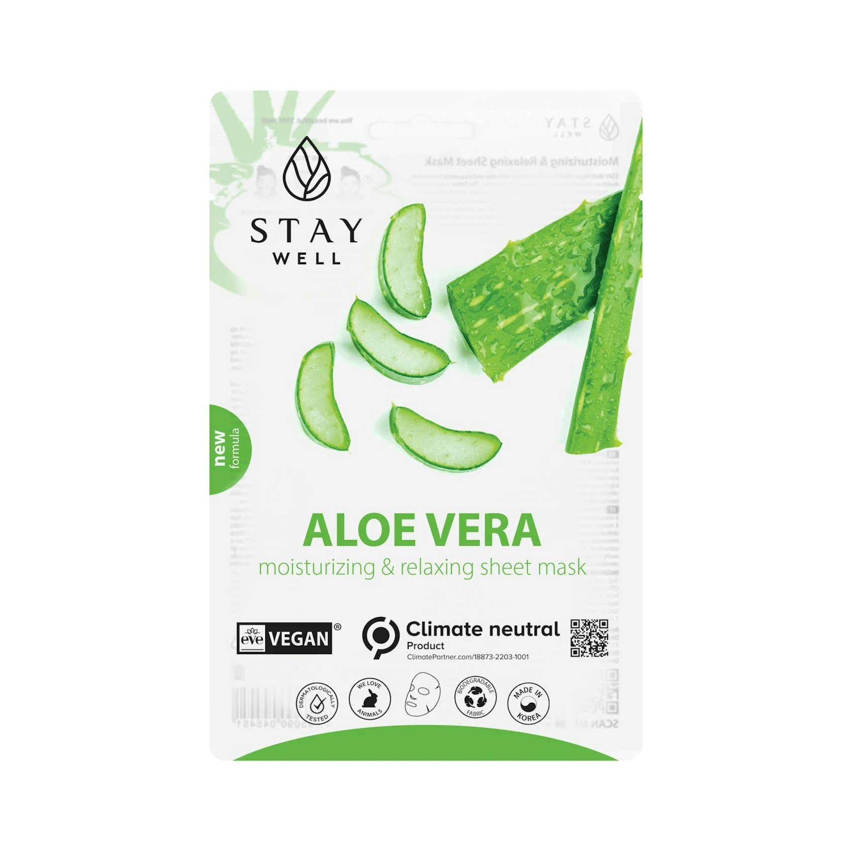 Mascarilla Aloe Vera Stay Well Mascarilla Aloe Vera Stay Well 0