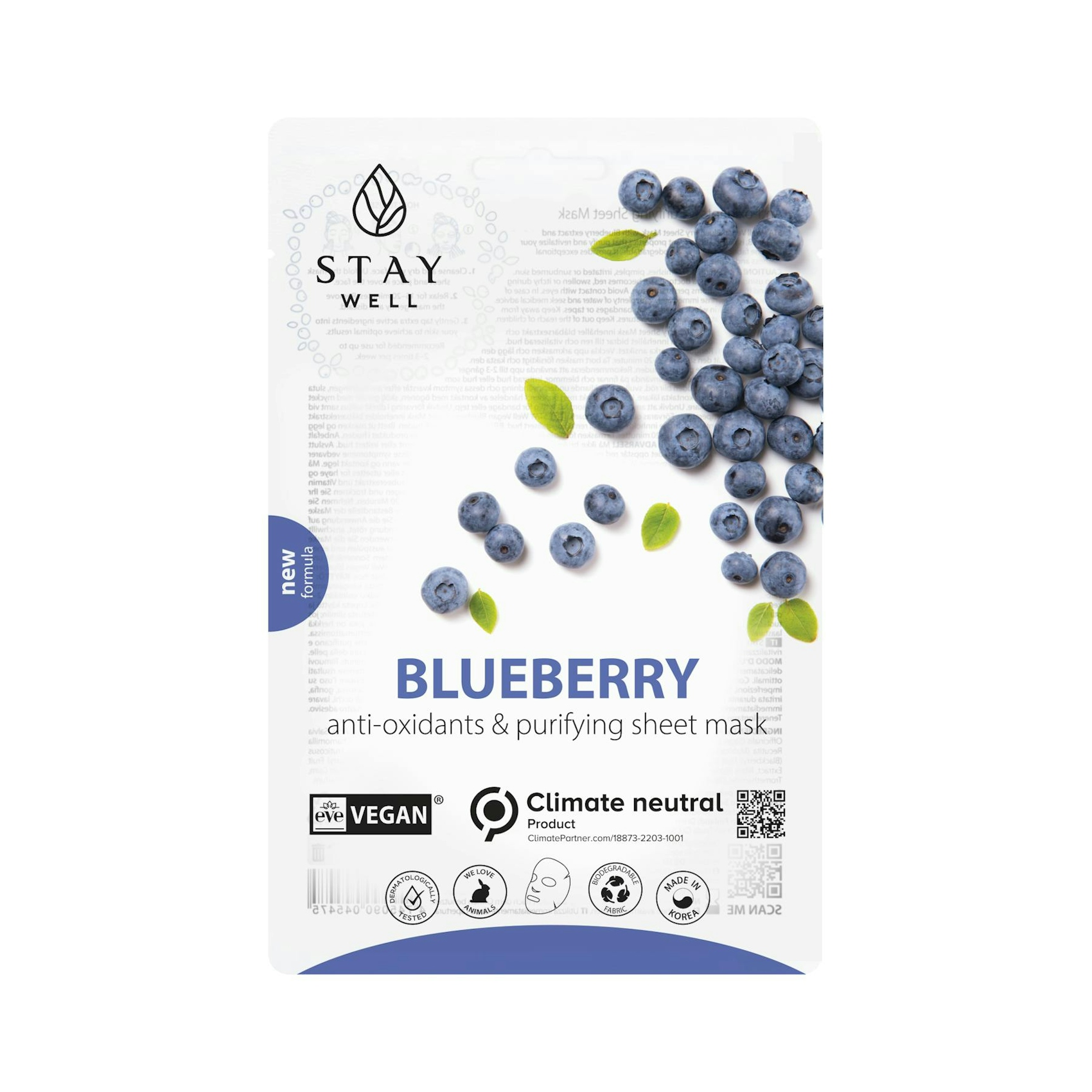 Mascarilla Arándano Stay Well 0