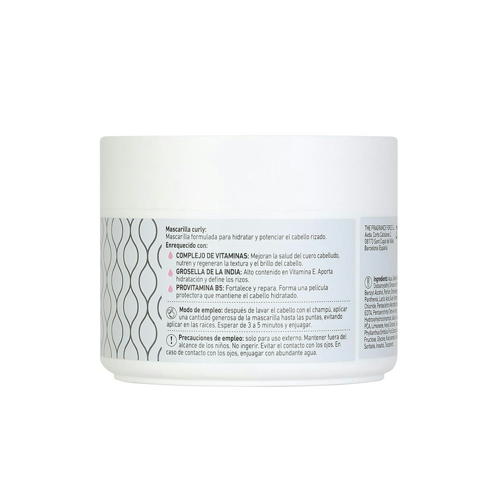 Mascarilla Curly Bonté Advanced Línea Profesional 275Ml