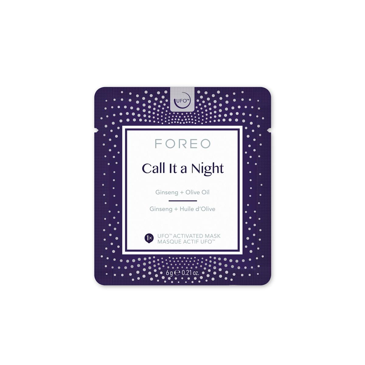 Imagen de Mascarilla Facial UFO Call It A Night Foreo 7 Uds