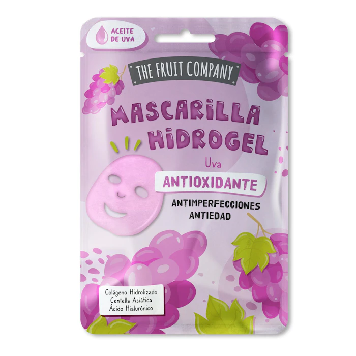 Mascarilla Hidrogel Antioxidante Uva The Fruit Company